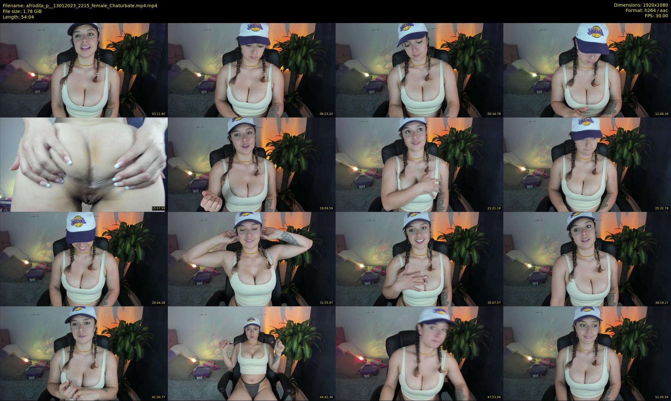 afrodita_p_ — 55 minute Chaturbate female cam show recording, 1080p, Jan 13, 2023
