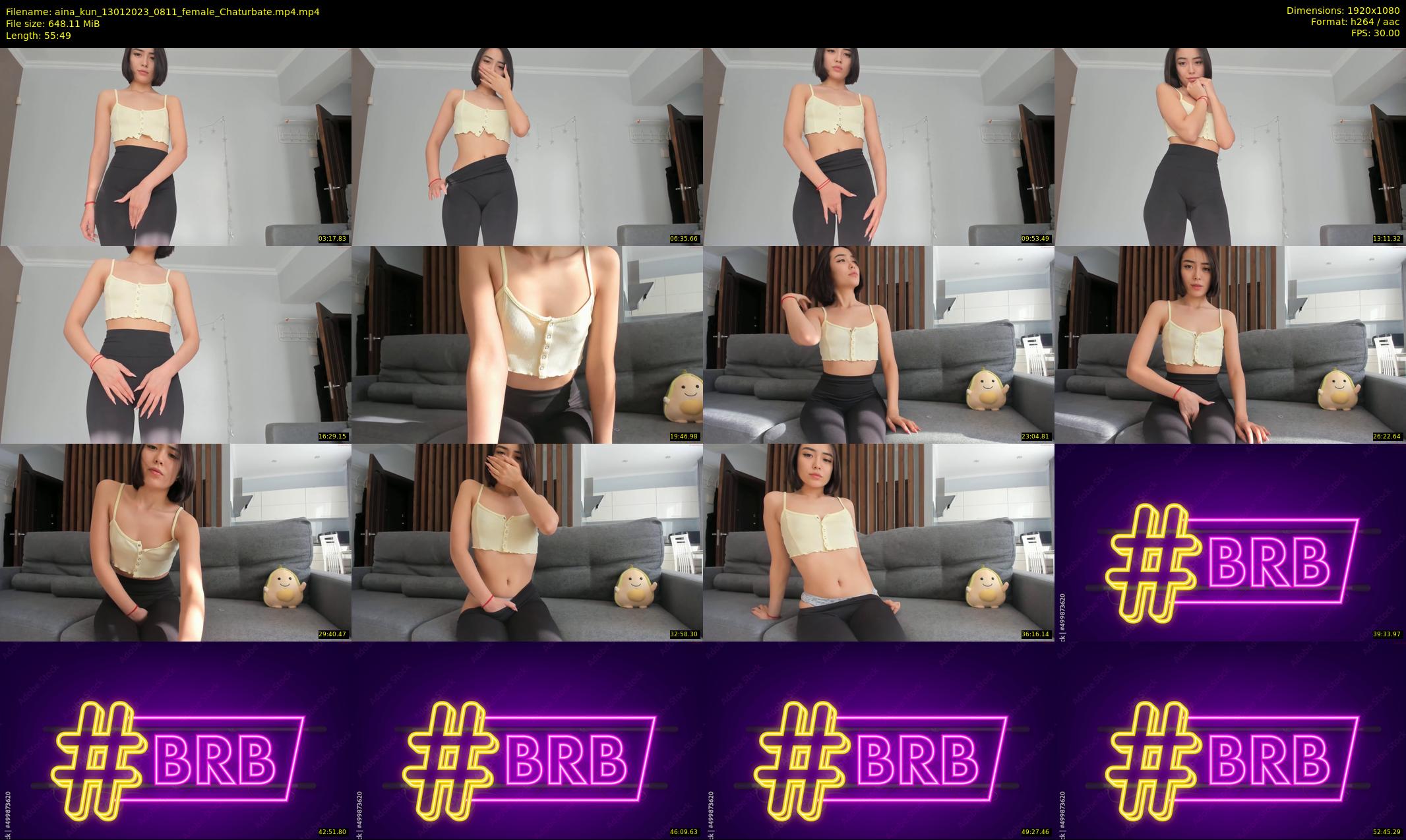 aina_kun — 56 minute Chaturbate female cam show recording, 1080p, Jan 13, 2023