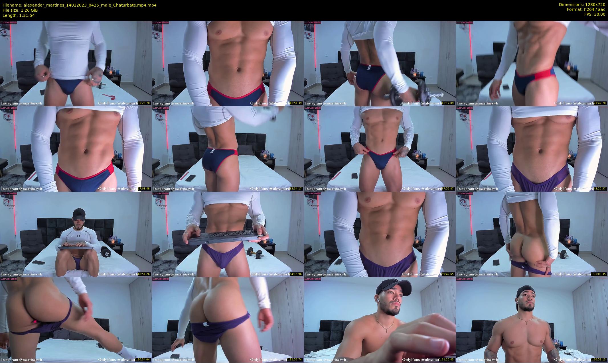 alexander_martines — 92 minute Chaturbate male cam show recording, 720p, Jan 14, 2023