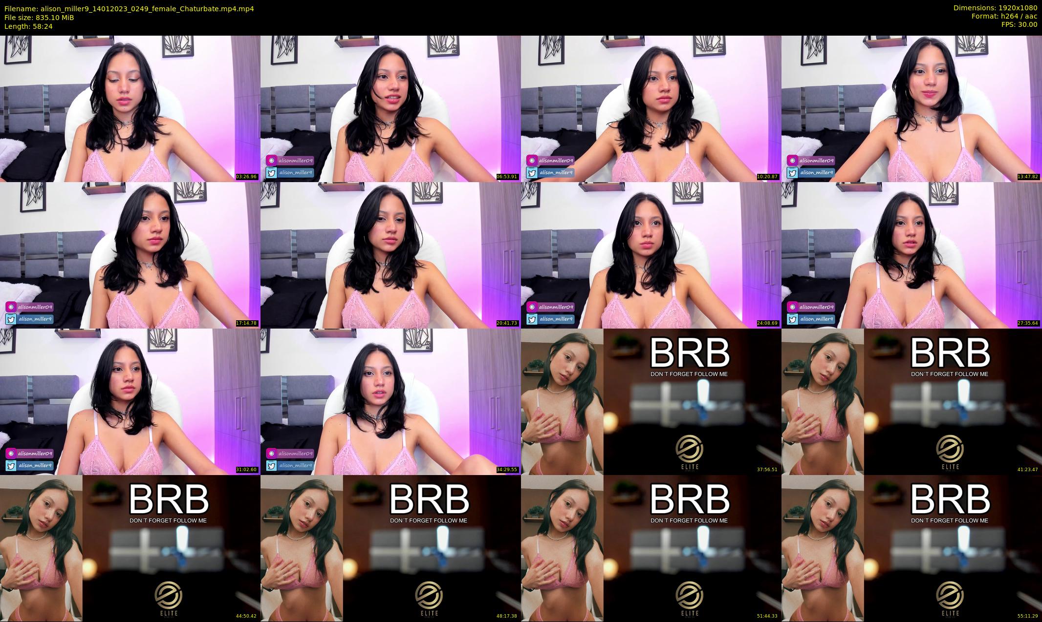 alison_miller9 — 59 minute Chaturbate female cam show recording, 1080p, Jan 14, 2023
