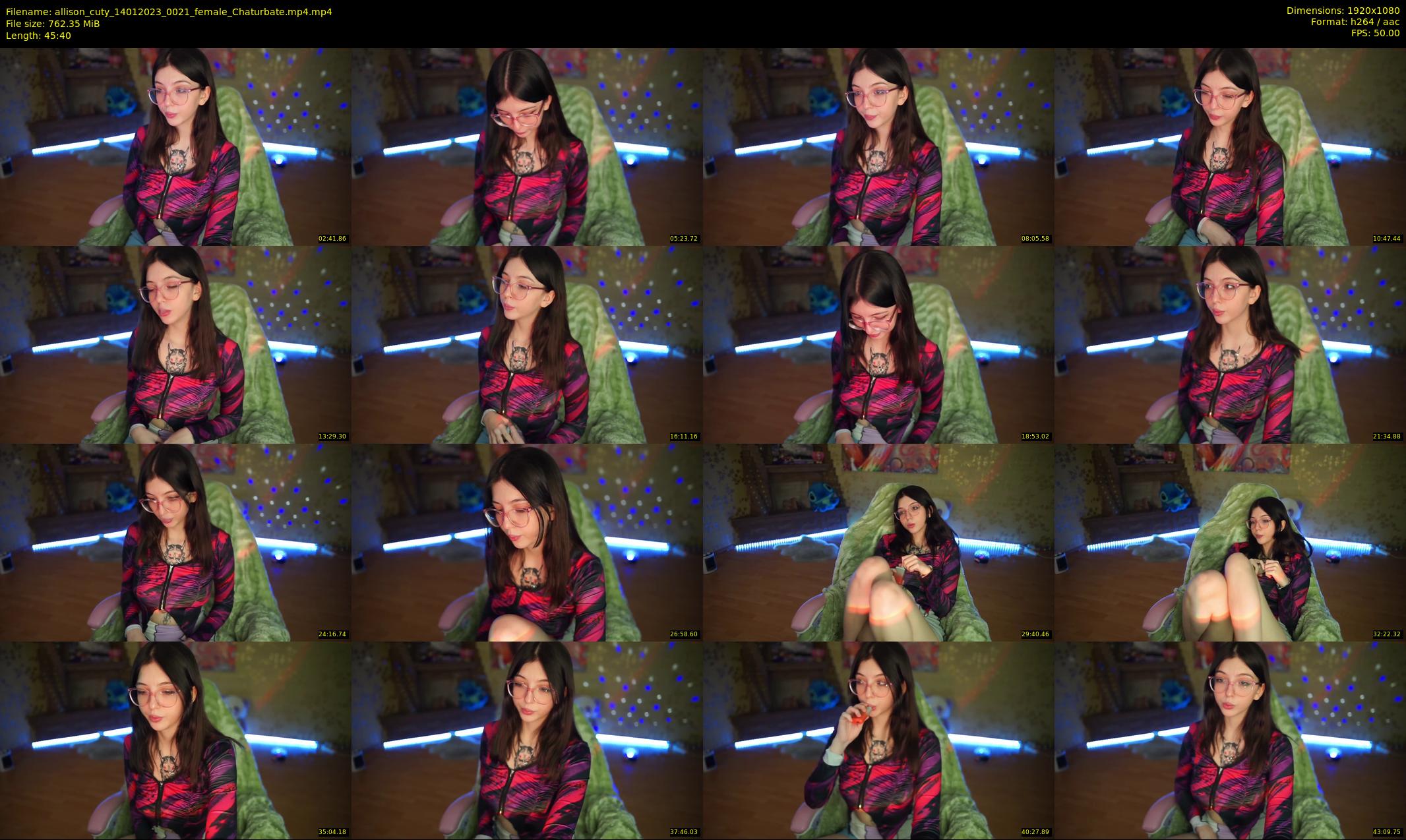 allison_cuty — 46 minute Chaturbate female cam show recording, 1080p, Jan 14, 2023