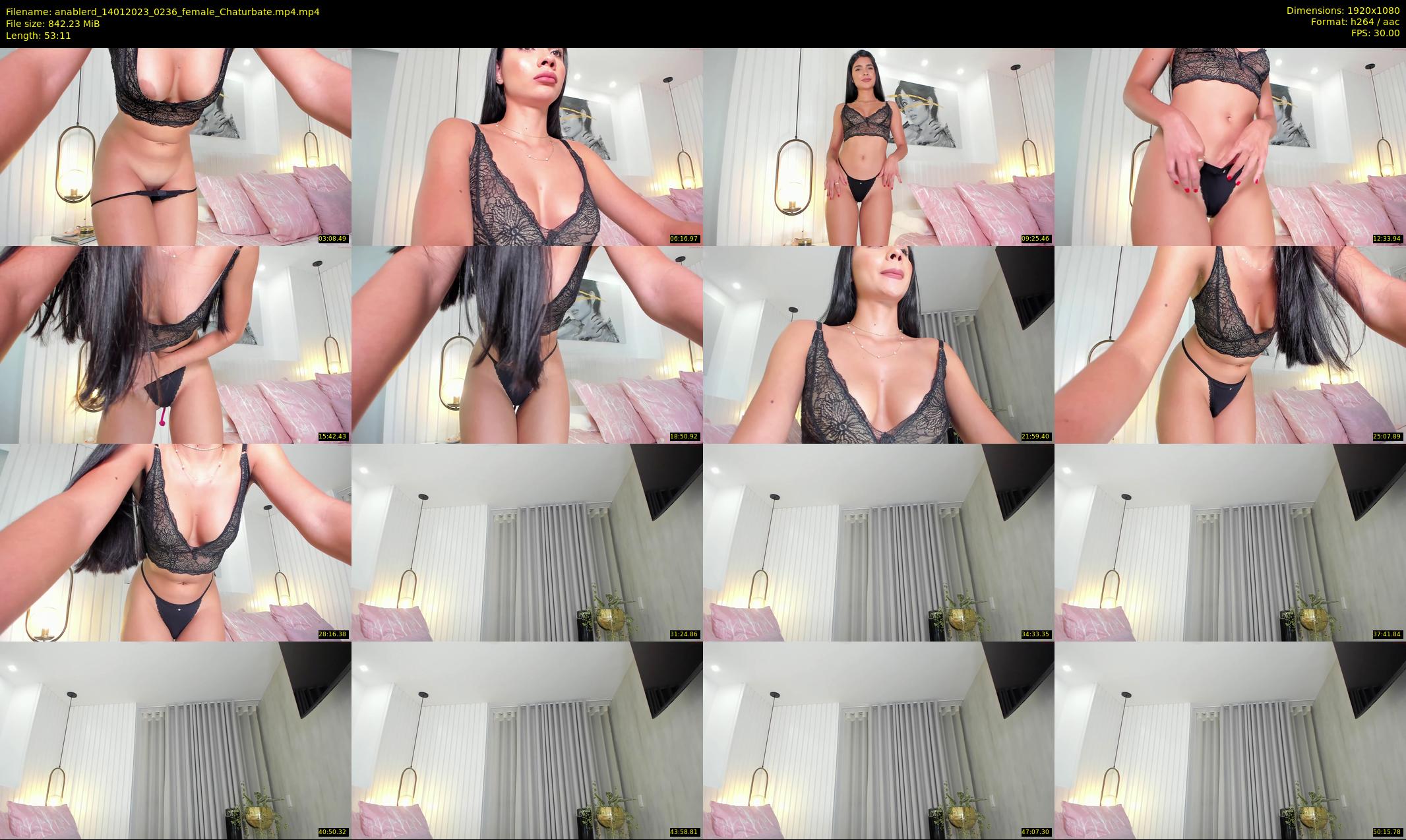 anablerd — 54 minute Chaturbate female cam show recording, 1080p, Jan 14, 2023