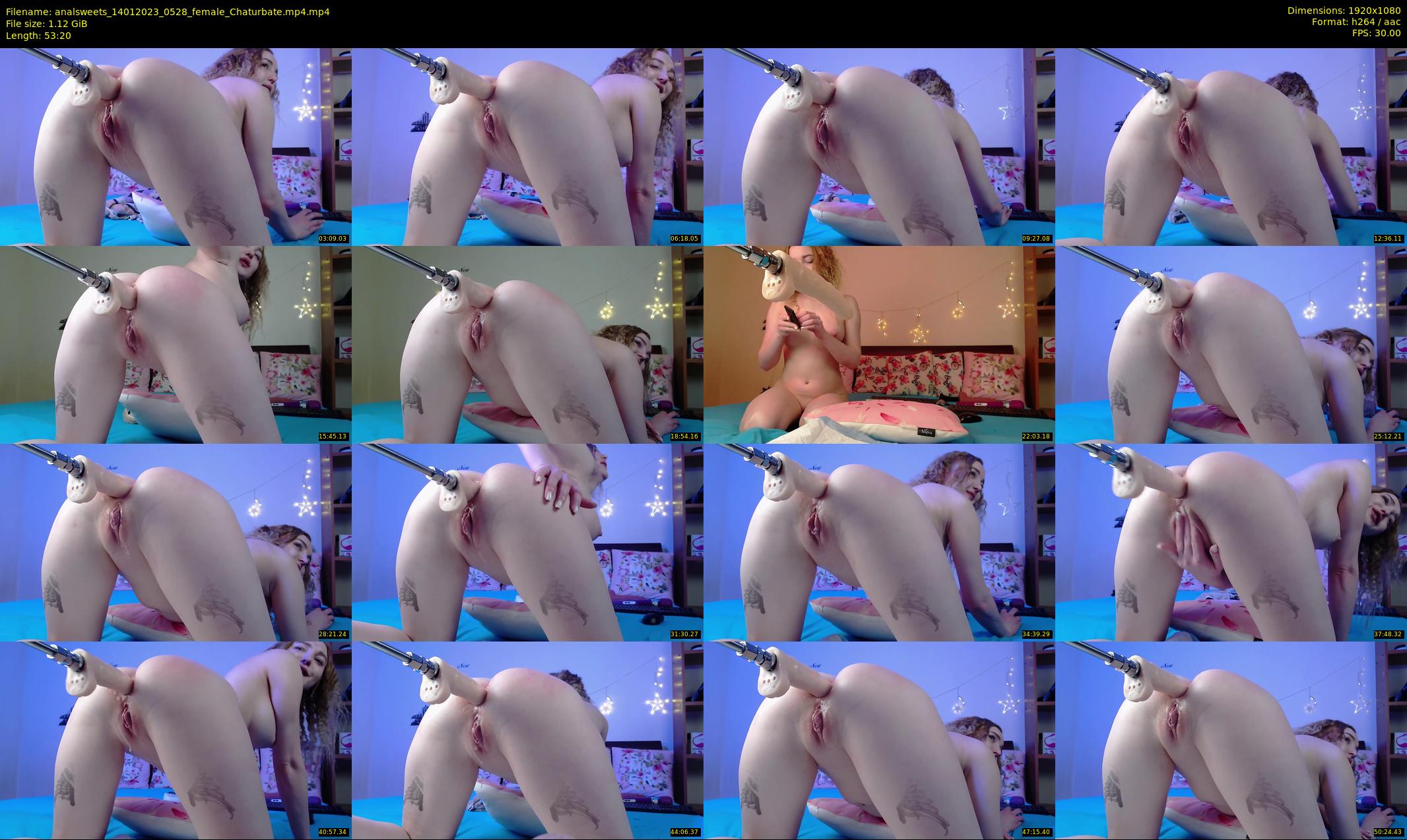 analsweets — 54 minute Chaturbate couple cam show recording, 1080p, Jan 14, 2023