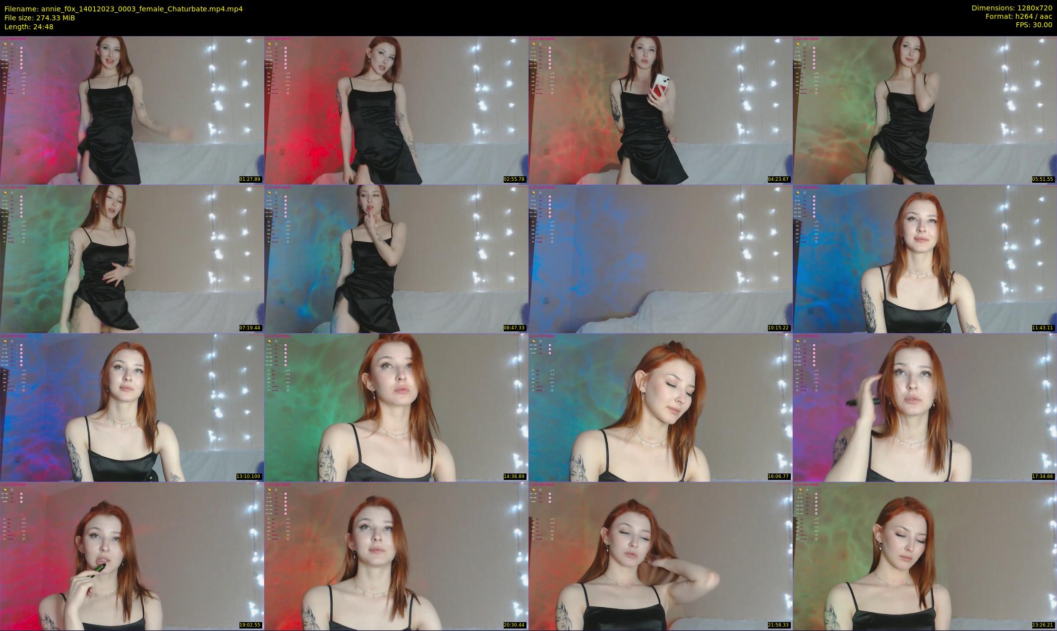 annie_f0x — 25 minute Chaturbate female cam show recording, 720p, Jan 14, 2023