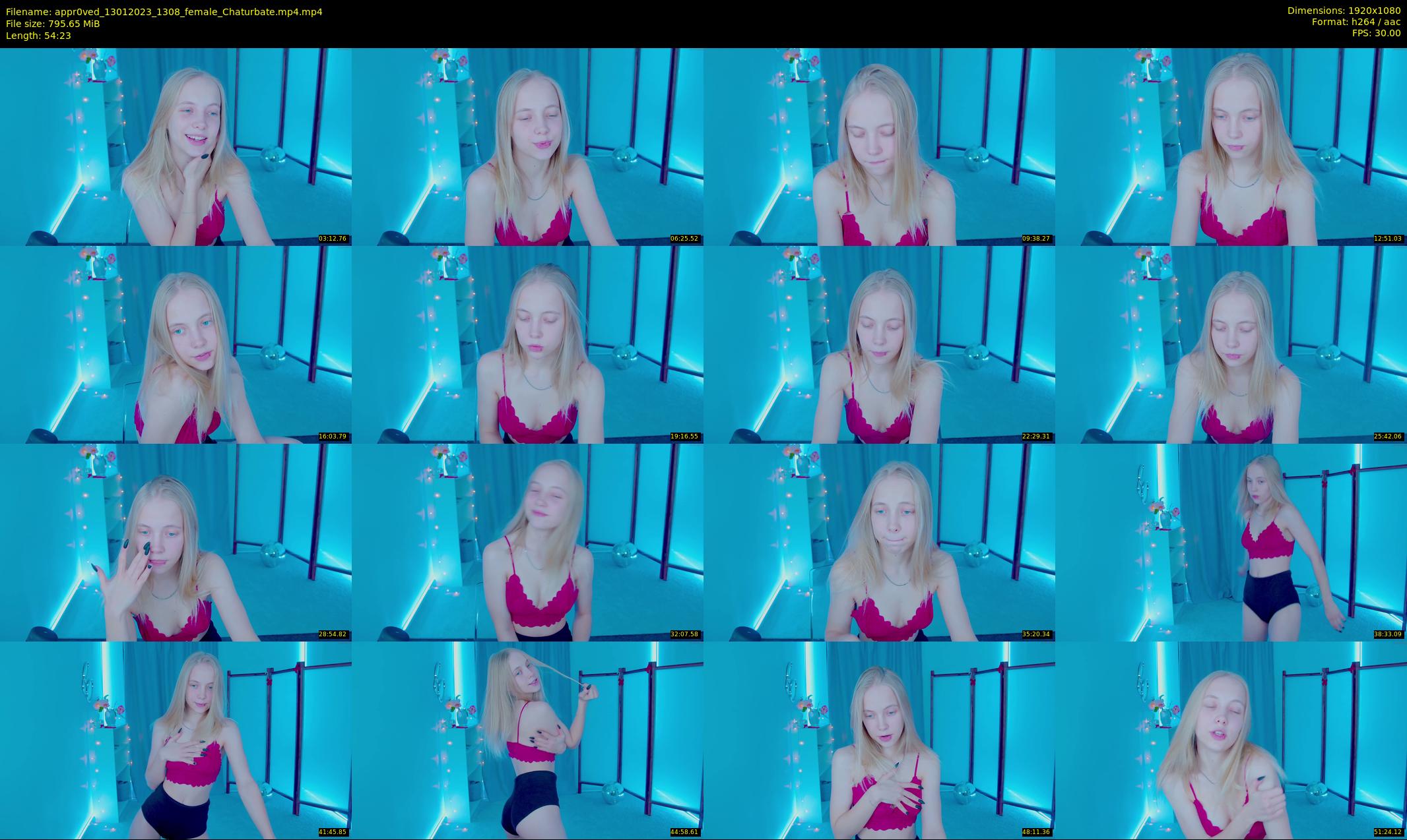 appr0ved — 55 minute Chaturbate female cam show recording, 1080p, Jan 13, 2023