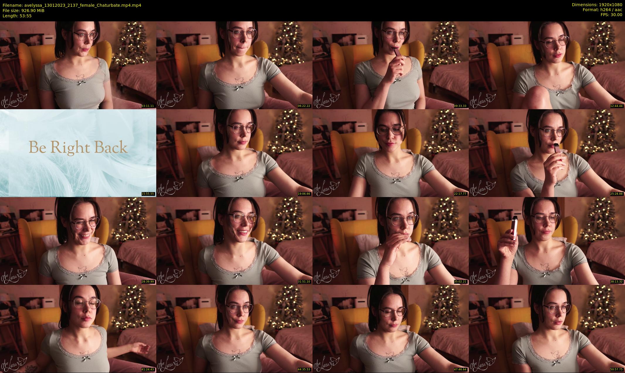 avelyssa — 54 minute Chaturbate female cam show recording, 1080p, Jan 13, 2023
