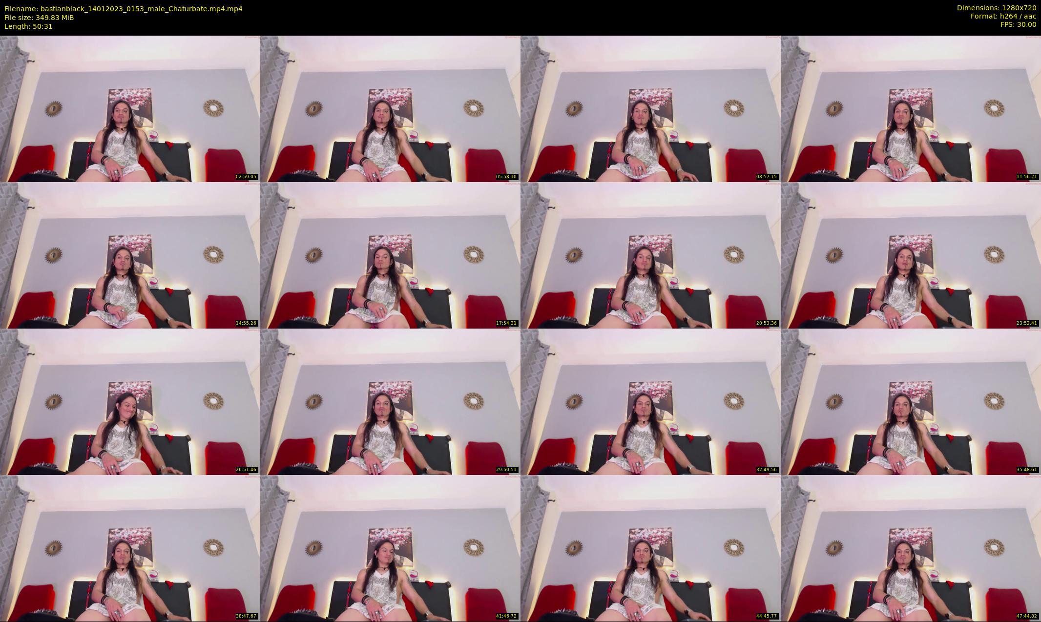 bastianblack — 51 minute Chaturbate male cam show recording, 720p, Jan 14, 2023
