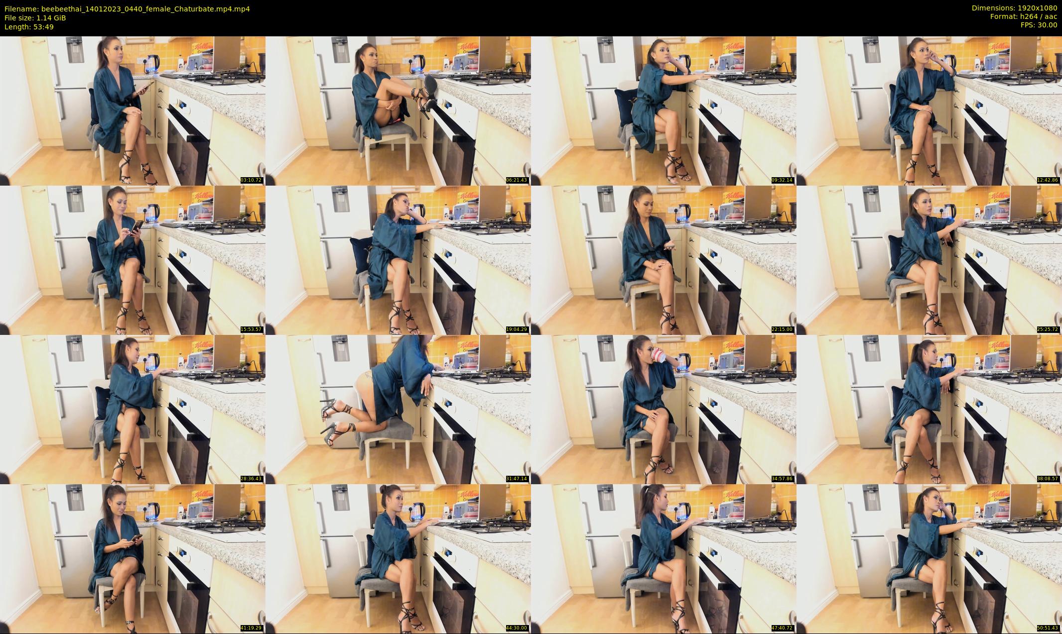 beebeethai — 54 minute Chaturbate female cam show recording, 1080p, Jan 14, 2023