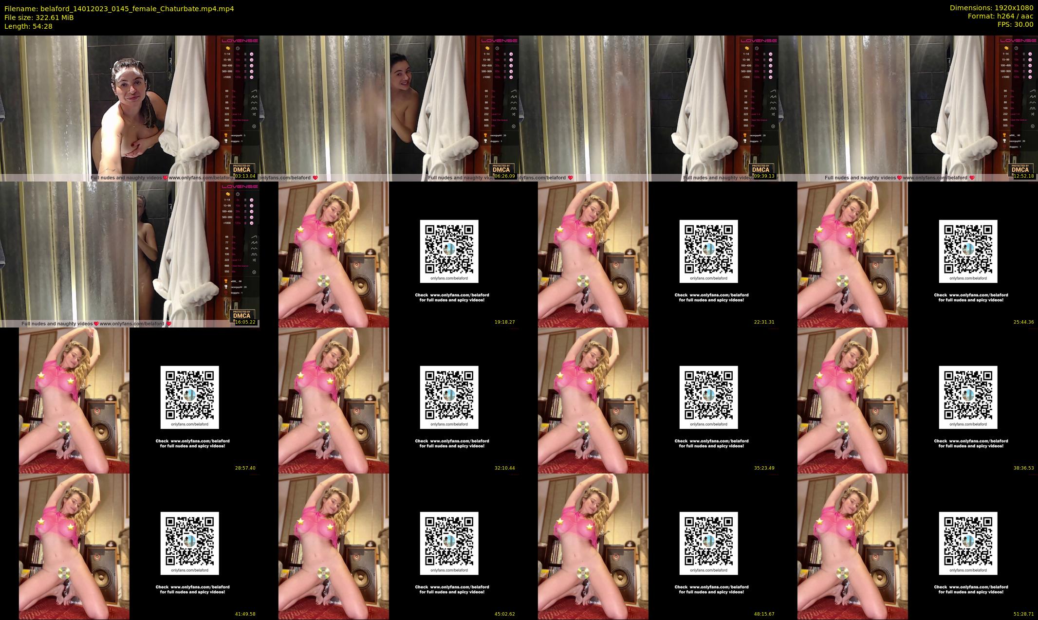 belaford — 55 minute Chaturbate female cam show recording, 1080p, Jan 14, 2023