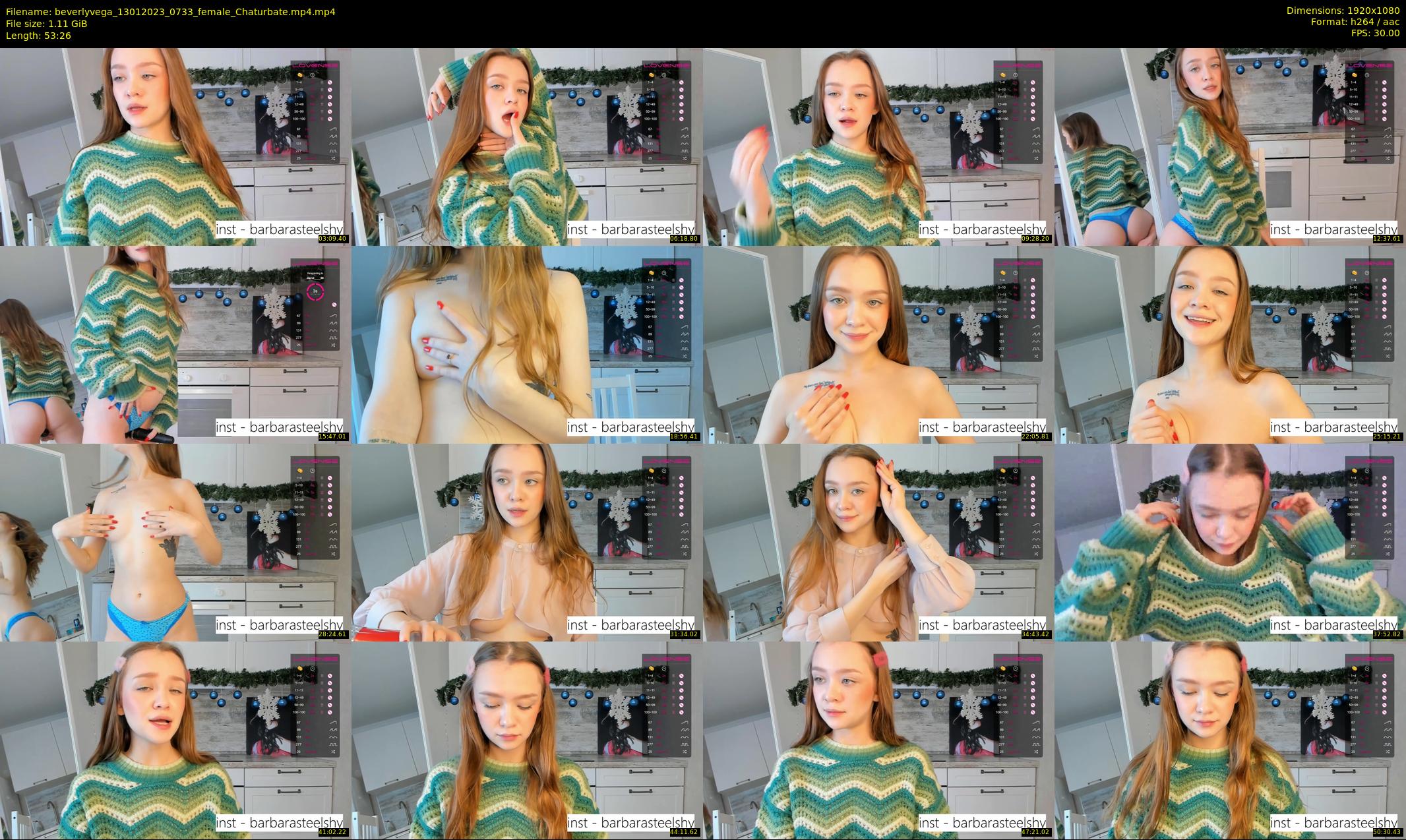 beverlyvega — 54 minute Chaturbate couple cam show recording, 1080p, Jan 13, 2023