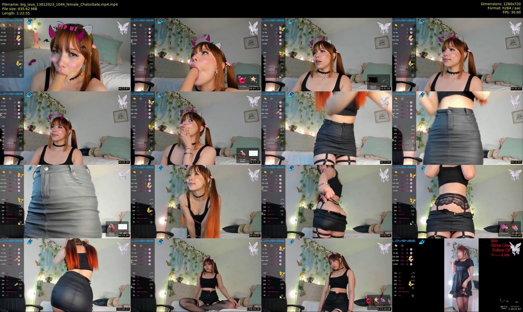 big_lava — 83 minute Chaturbate female cam show recording, 720p, Jan 13, 2023
