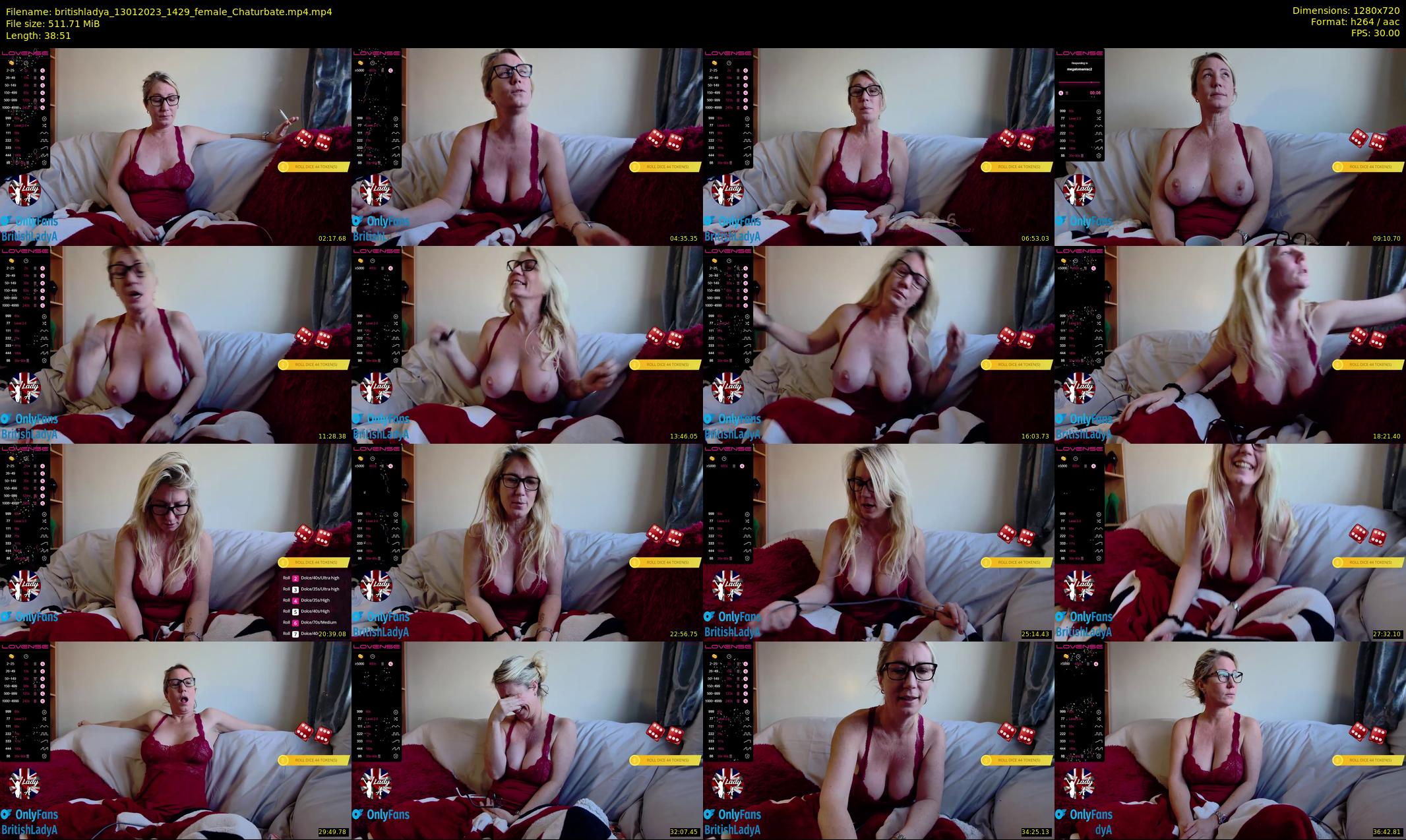 britishladya — 39 minute Chaturbate female cam show recording, 720p, Jan 13, 2023