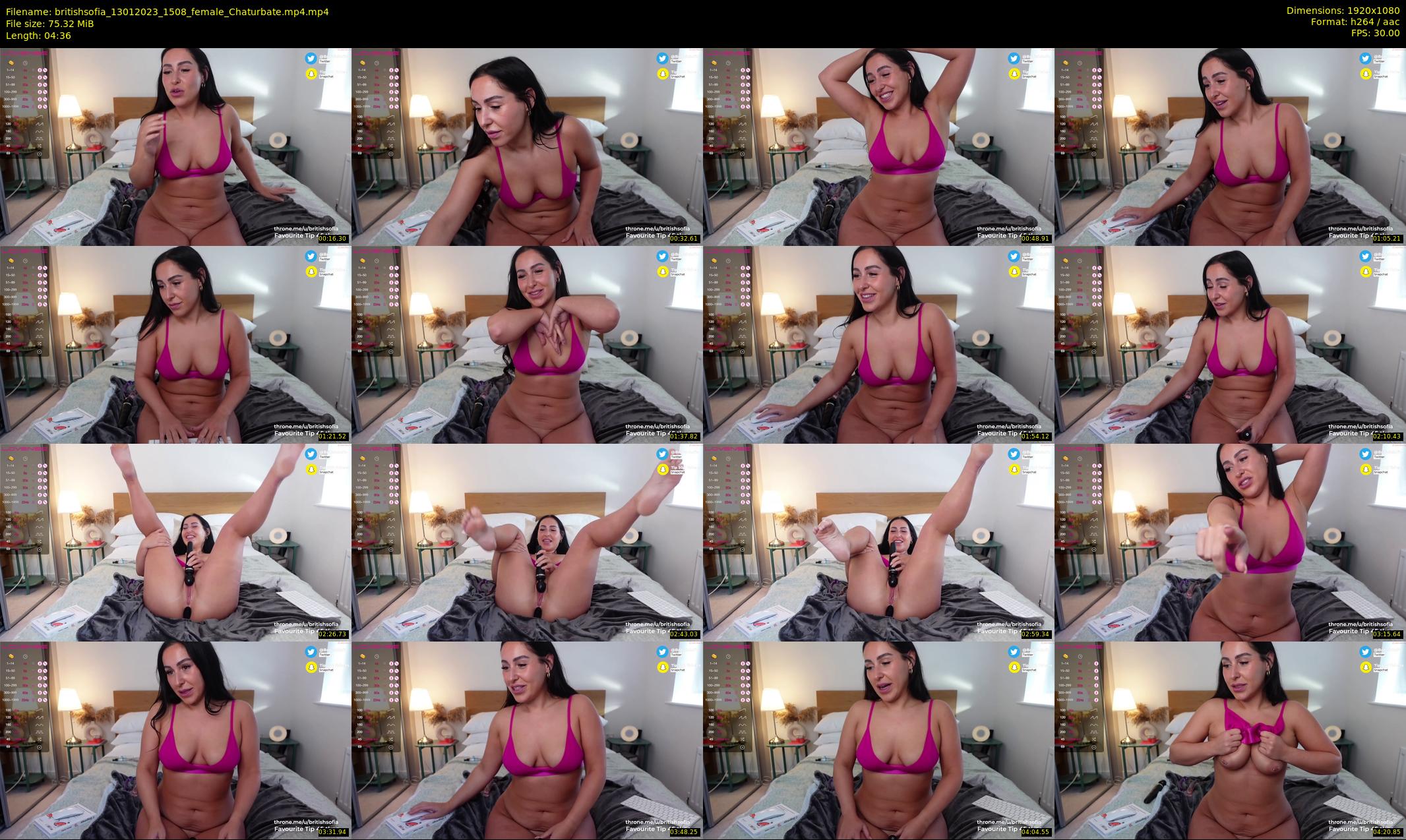 britishsofia — 5 minute Chaturbate female cam show recording, 1080p, Jan 13, 2023