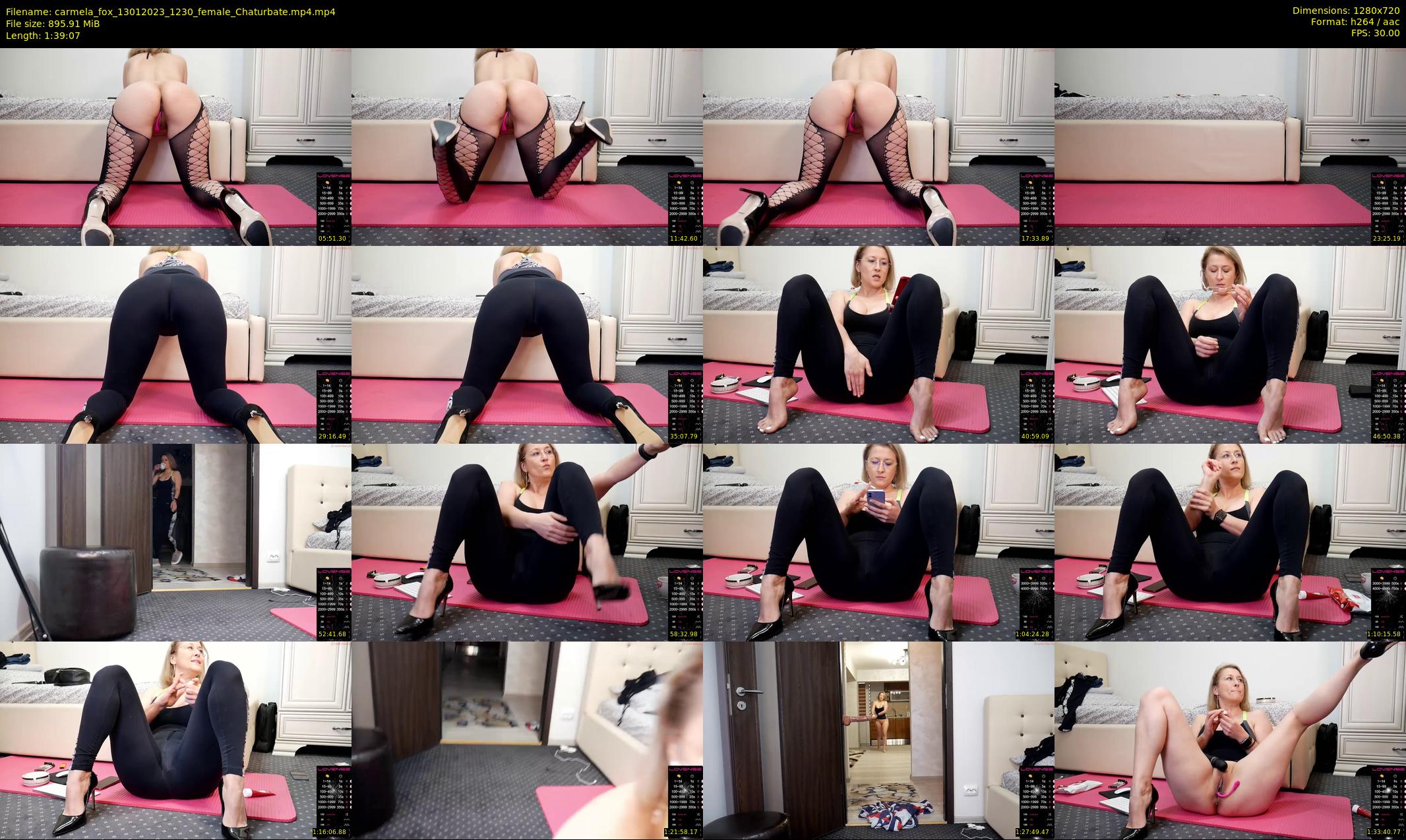 carmela_fox — 100 minute Chaturbate female cam show recording, 720p, Jan 13, 2023