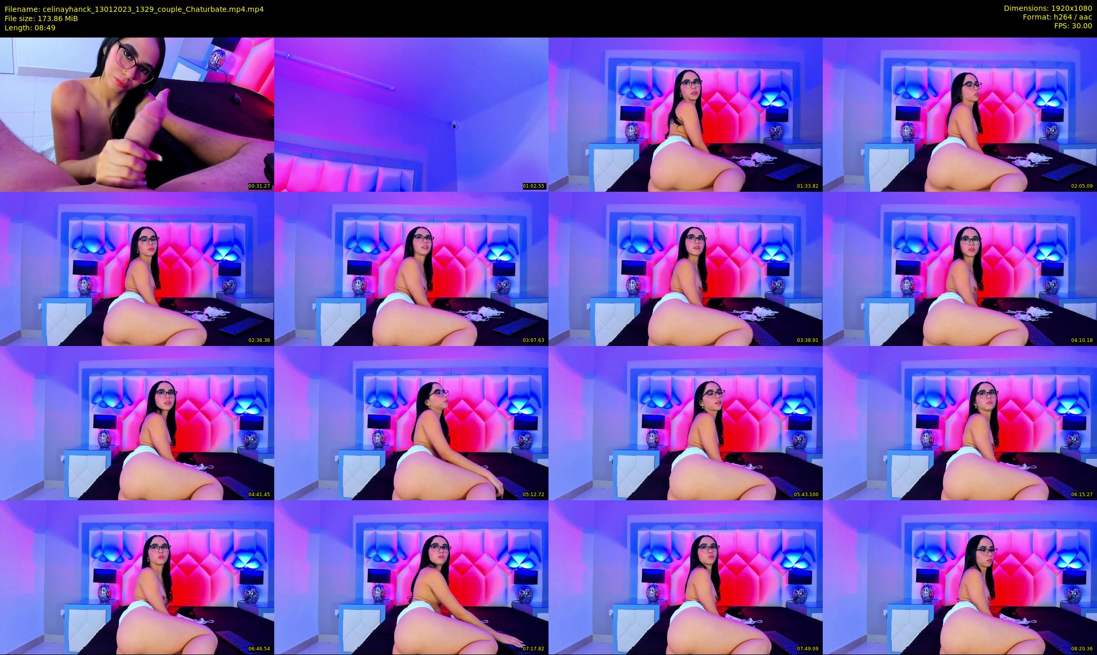 celinayhanck — 9 minute Chaturbate couple cam show recording, 1080p, Jan 13, 2023