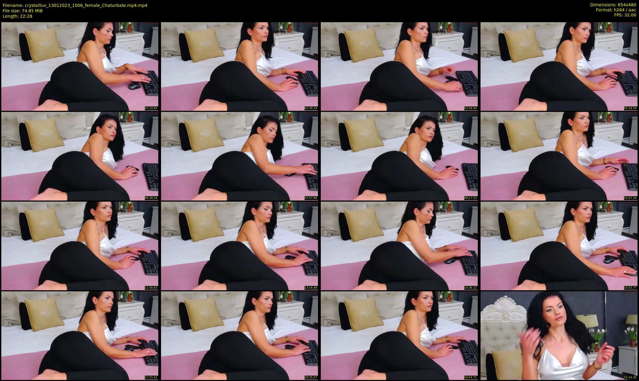 crystallluv — 23 minute Chaturbate female cam show recording, 480p, Jan 13, 2023