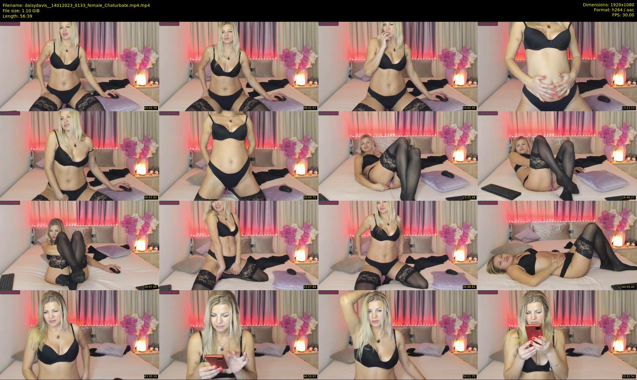 daisydavis_ — 57 minute Chaturbate female cam show recording, 1080p, Jan 14, 2023