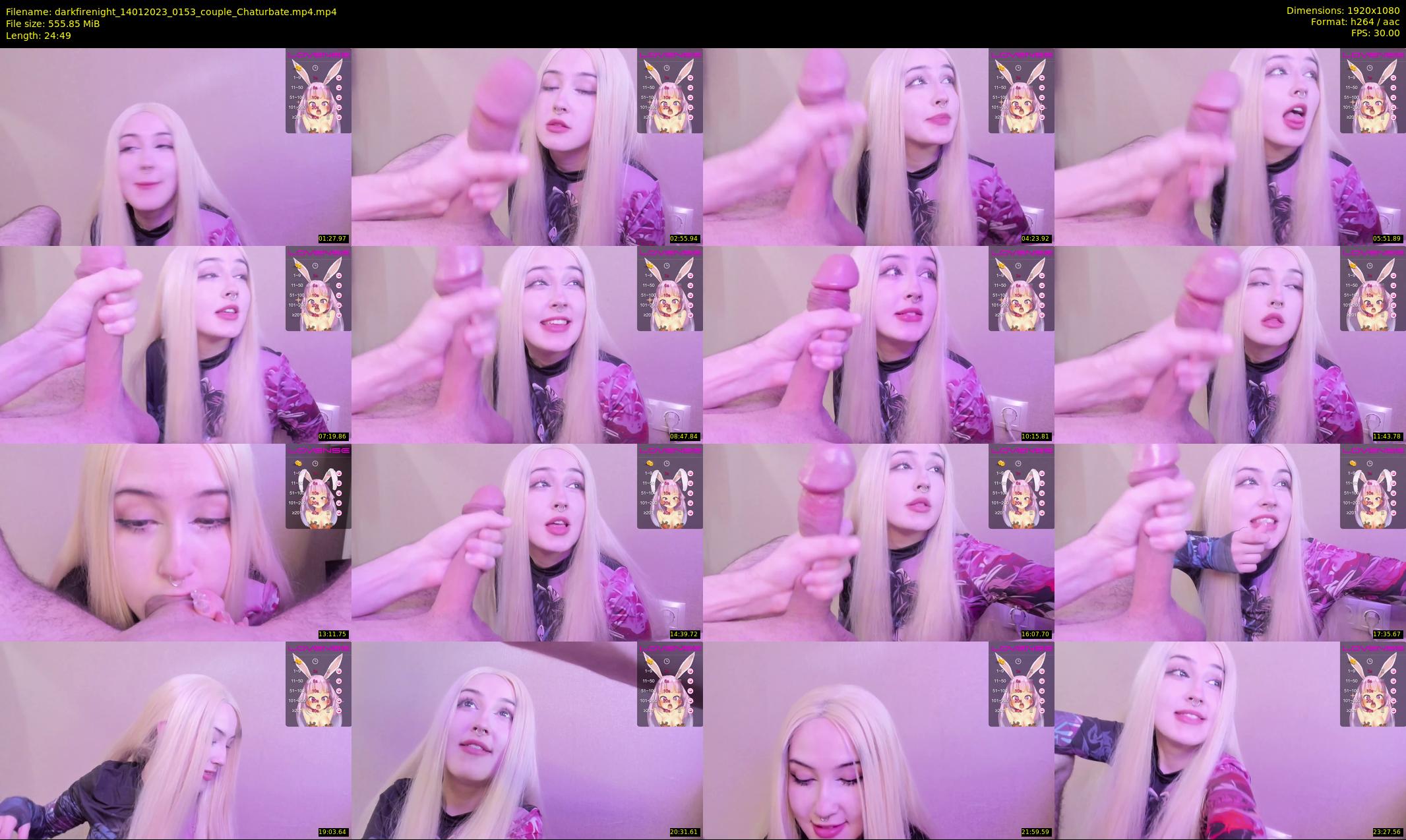 darkfirenight — 25 minute Chaturbate couple cam show recording, 1080p, Jan 14, 2023