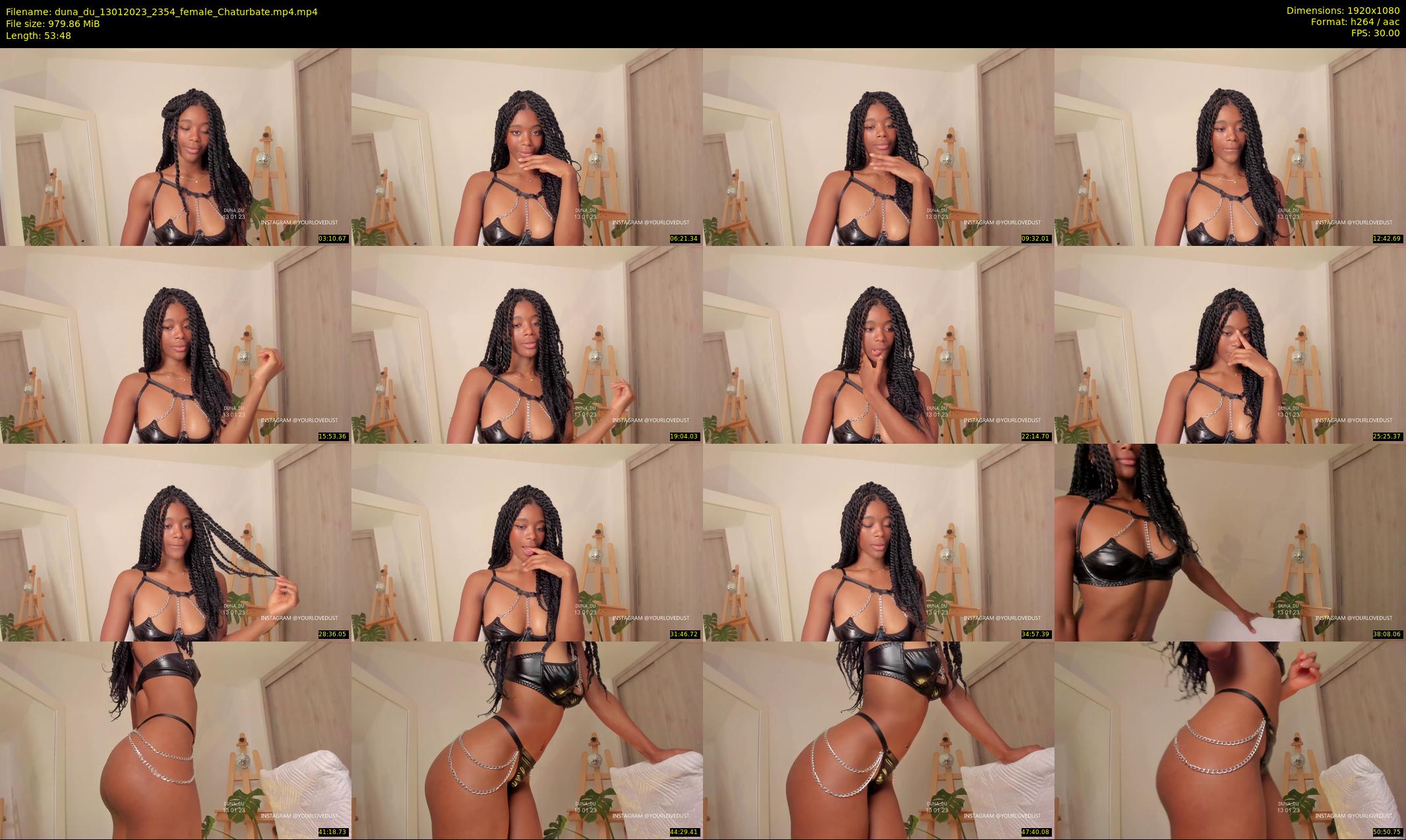 duna_du — 54 minute Chaturbate female cam show recording, 1080p, Jan 13, 2023
