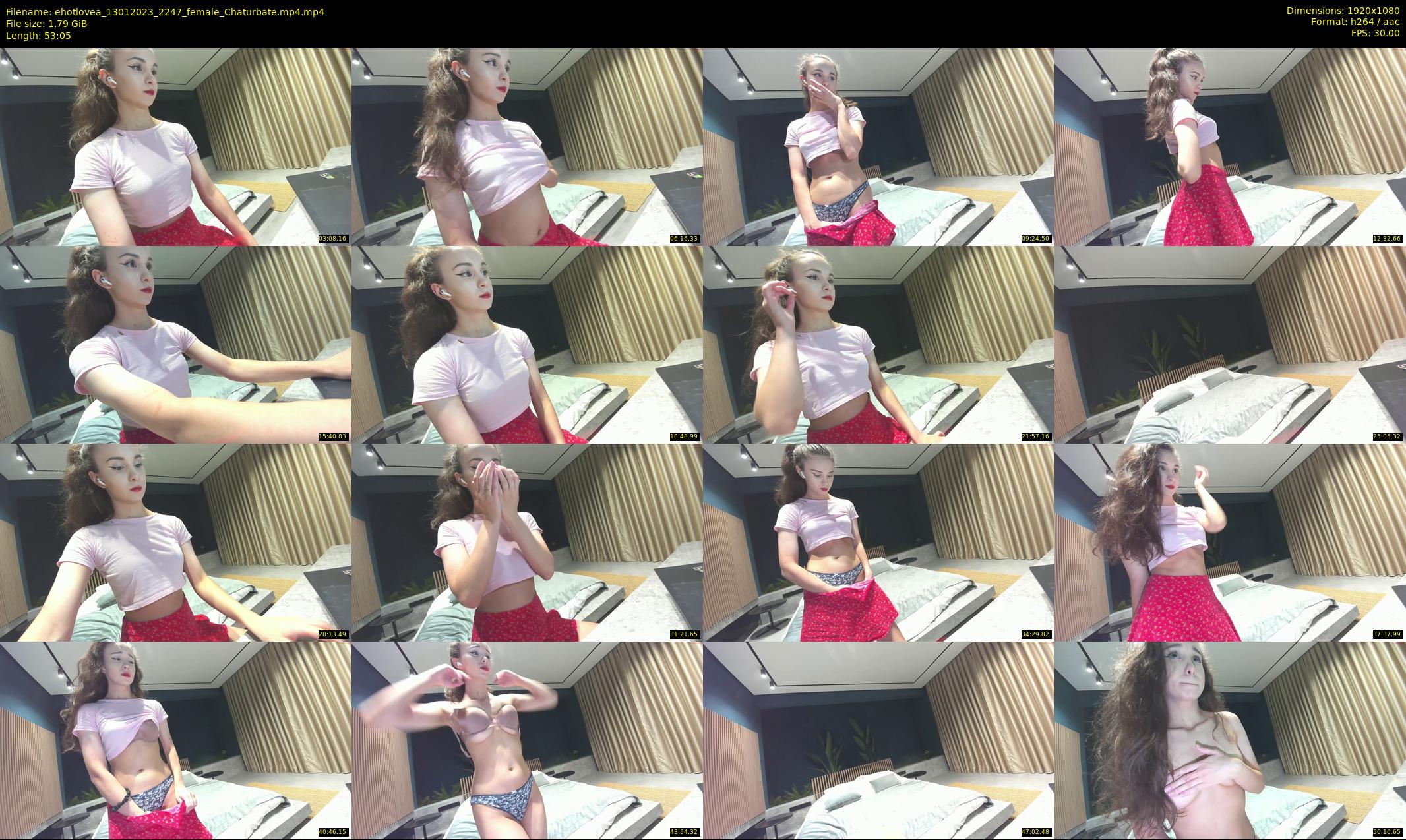 ehotlovea — 54 minute Chaturbate female cam show recording, 1080p, Jan 13, 2023