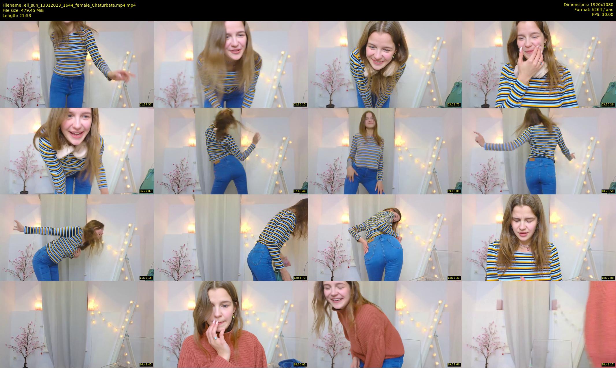 eli_sun — 22 minute Chaturbate female cam show recording, 1080p, Jan 13, 2023