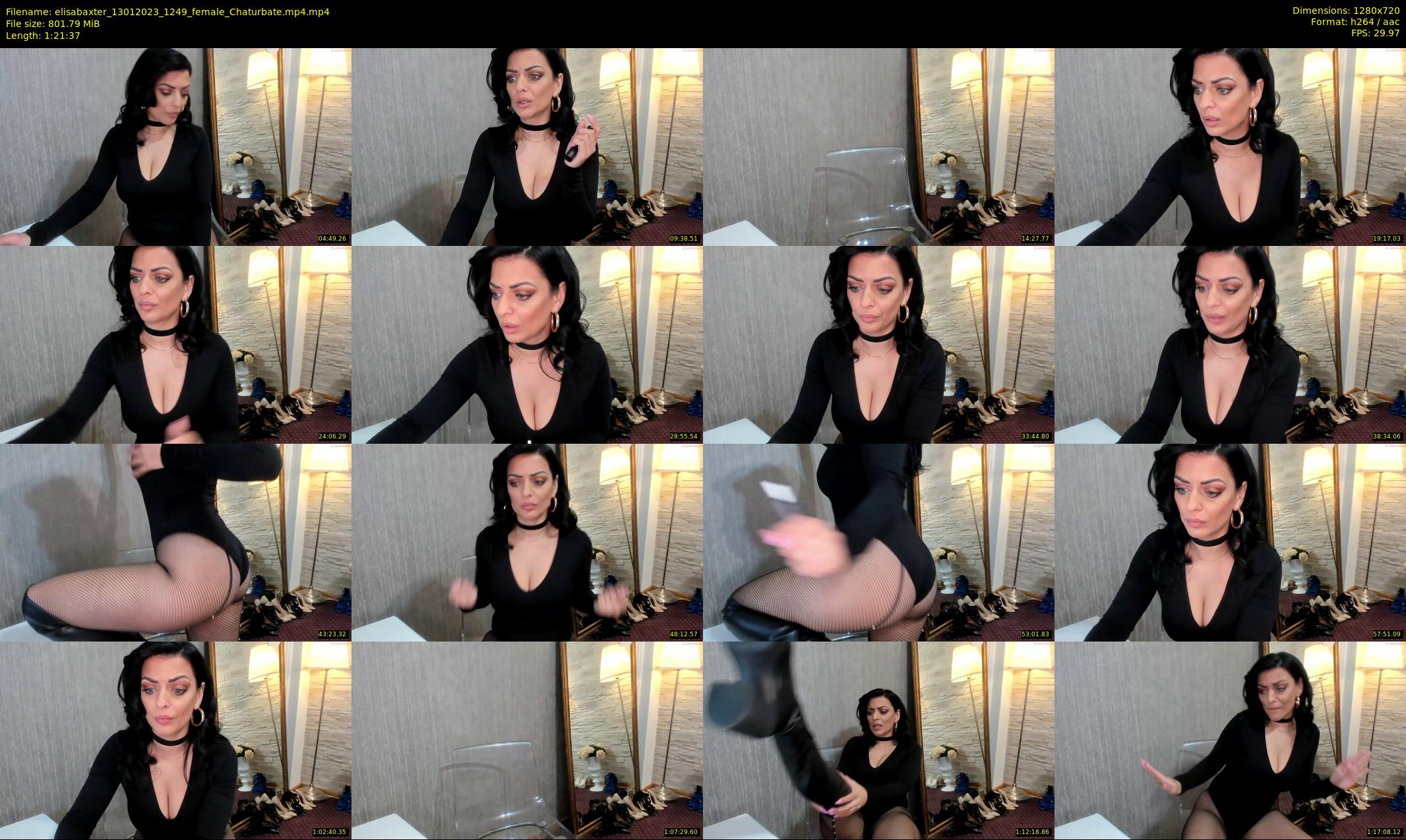 elisabaxter — 82 minute Chaturbate female cam show recording, 720p, Jan 13, 2023