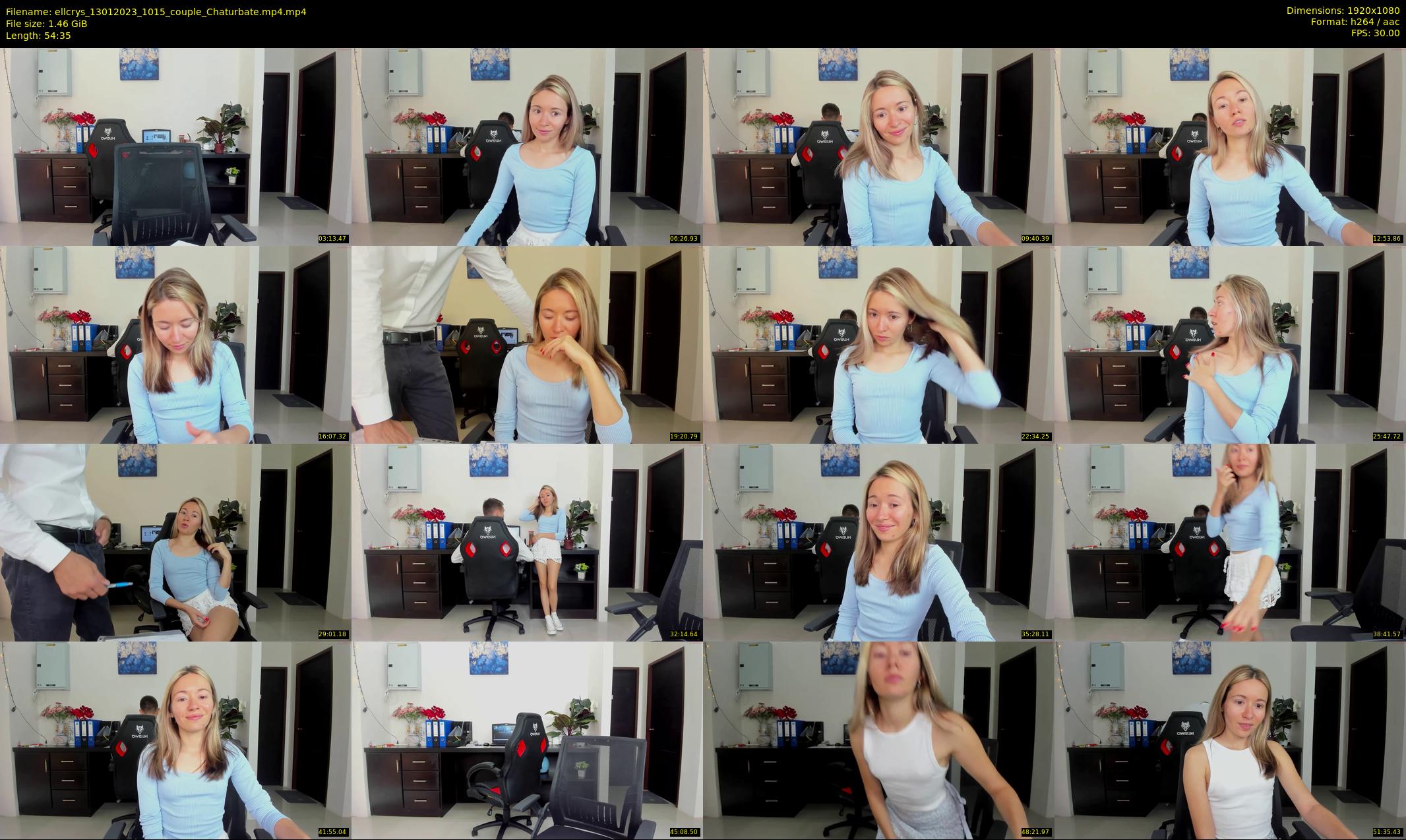 ellcrys — 55 minute Chaturbate couple cam show recording, 1080p, Jan 13, 2023