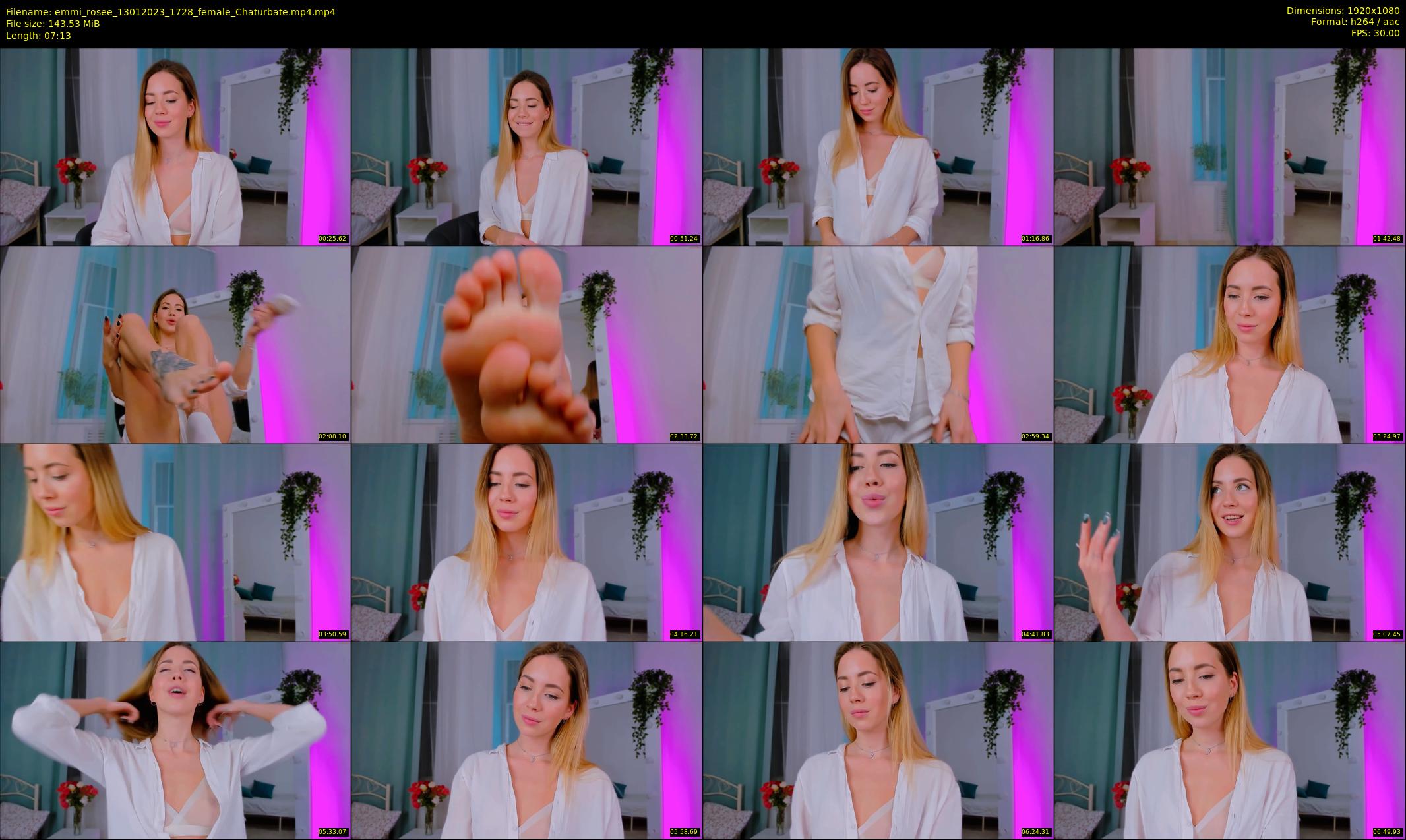 emmi_rosee — 8 minute Chaturbate female cam show recording, 1080p, Jan 13, 2023