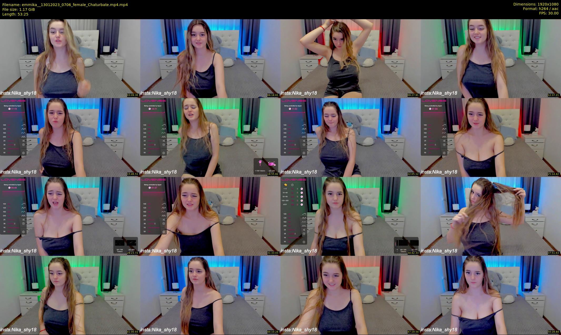 emmika_ — 54 minute Chaturbate female cam show recording, 1080p, Jan 13, 2023