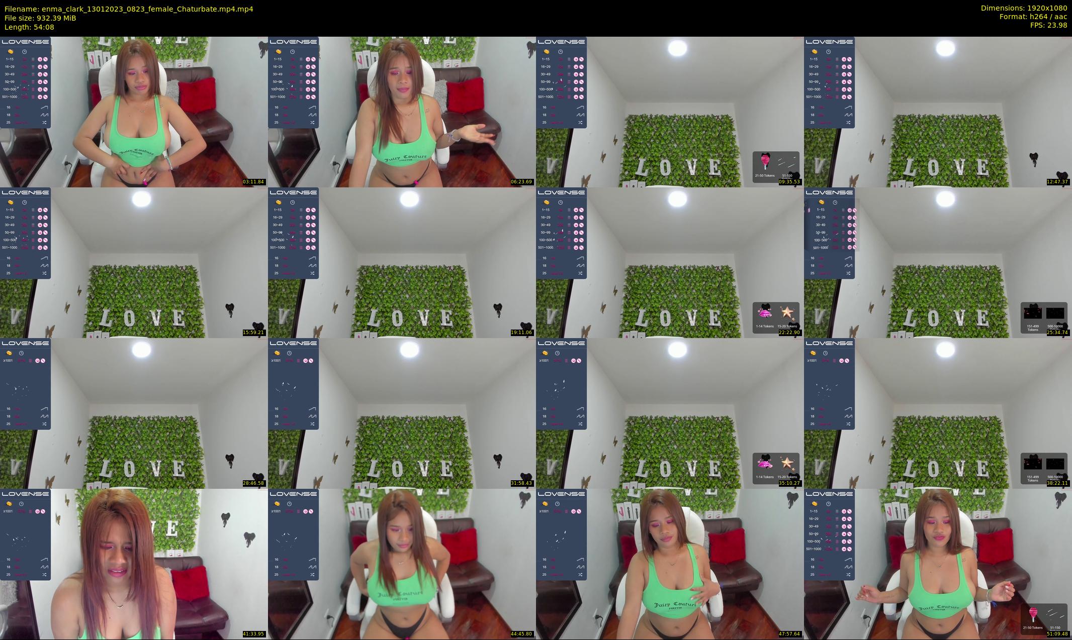 enma_clark — 55 minute Chaturbate female cam show recording, 1080p, Jan 13, 2023