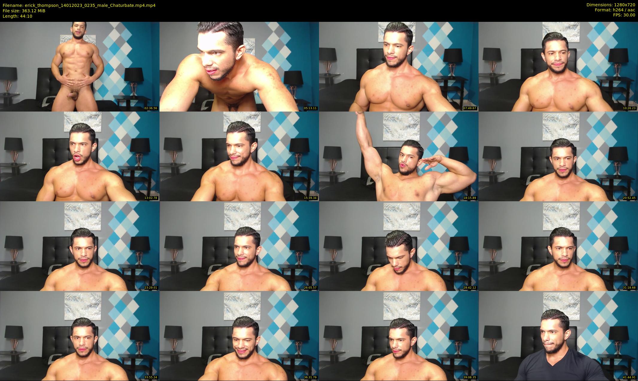 erick_thompson — 45 minute Chaturbate male cam show recording, 720p, Jan 14, 2023