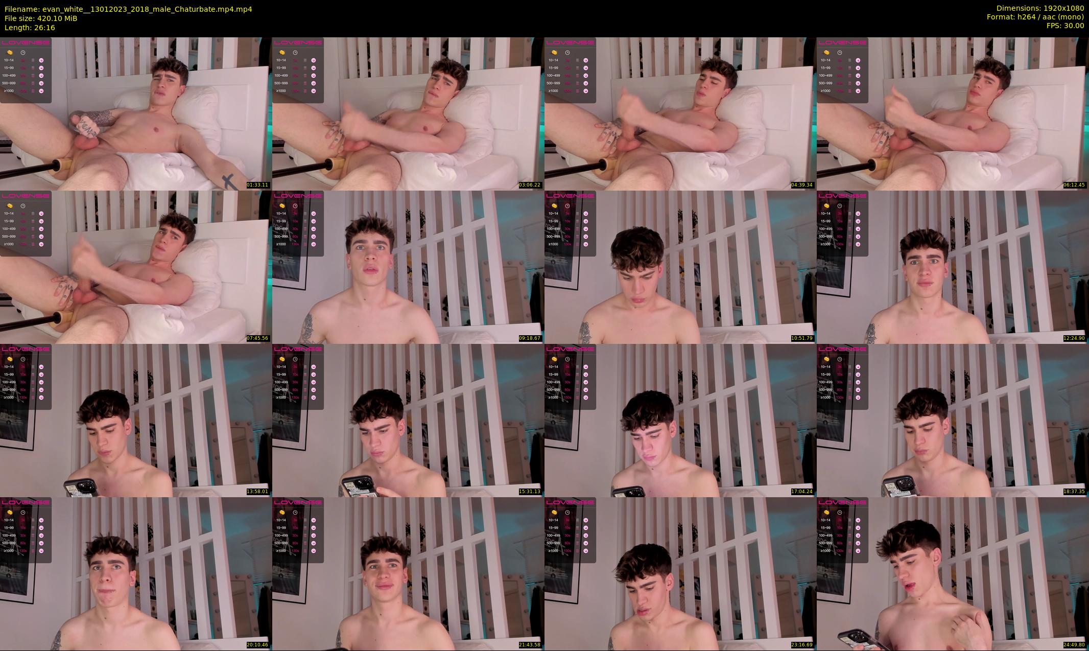 evan_white_ — 27 minute Chaturbate male cam show recording, 1080p, Jan 13, 2023