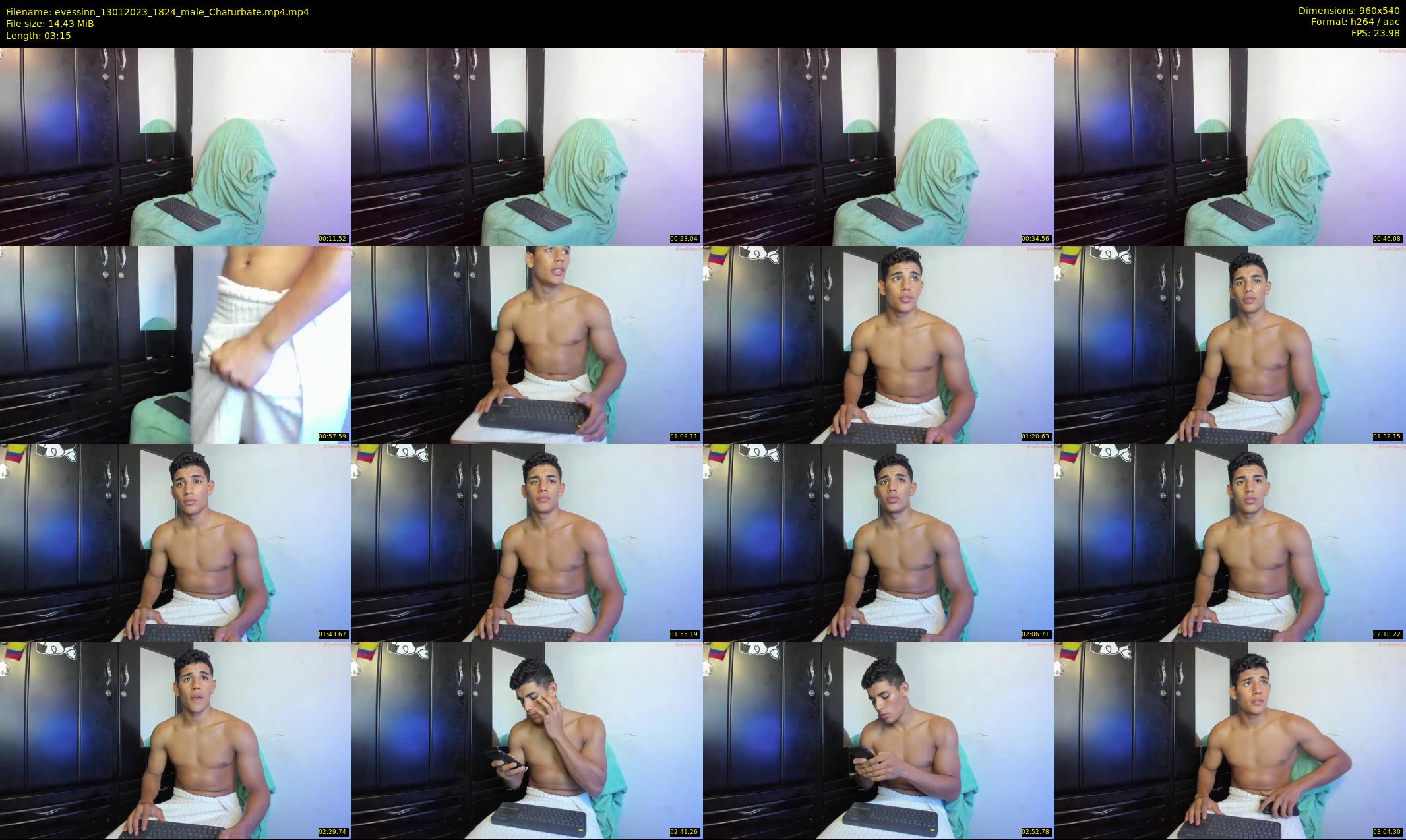 evessinn — 4 minute Chaturbate male cam show recording, 480p, Jan 13, 2023