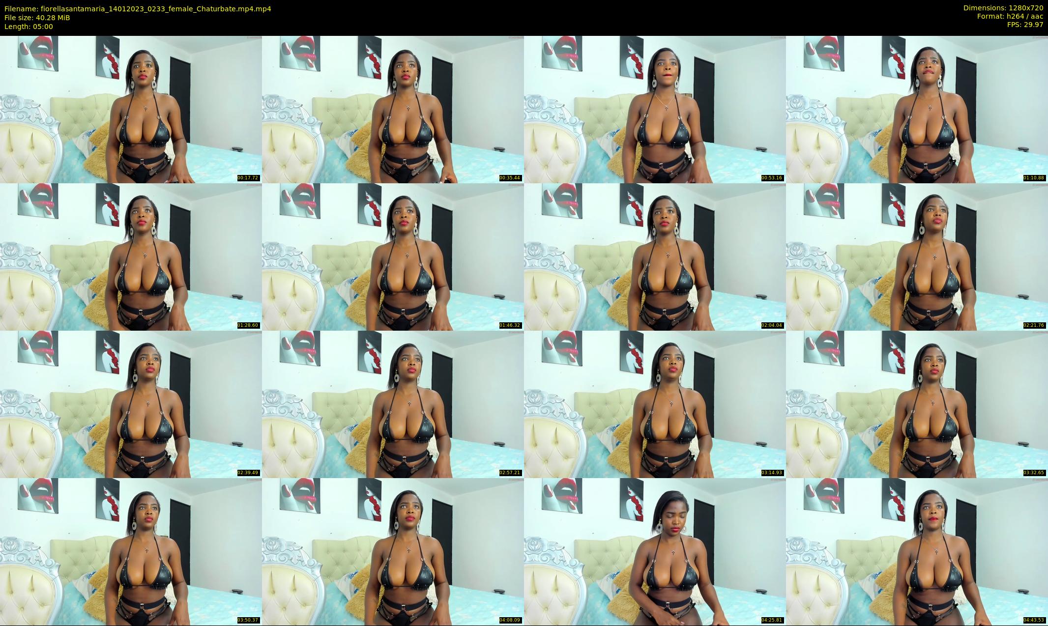 fiorellasantamaria — 5 minute Chaturbate female cam show recording, 720p, Jan 14, 2023