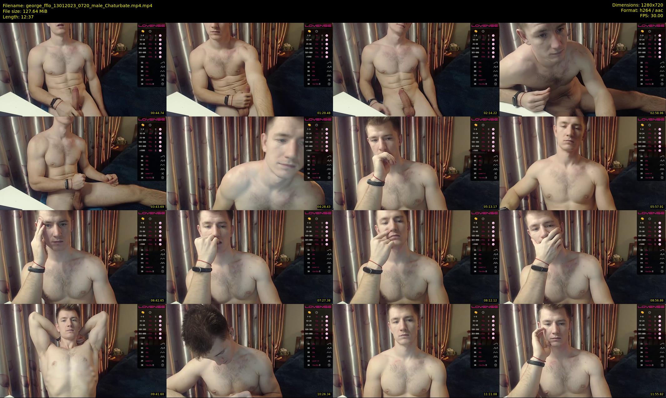 george_fflo — 13 minute Chaturbate male cam show recording, 720p, Jan 13, 2023
