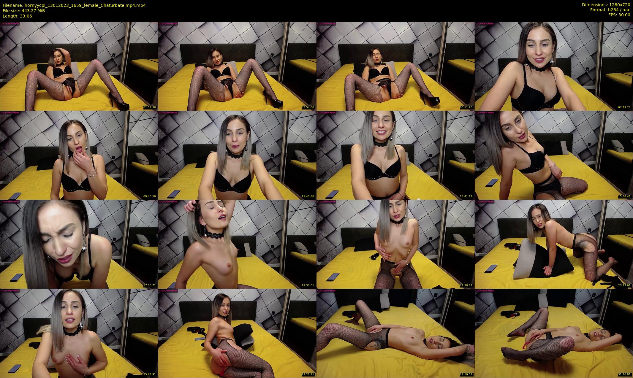 hornyycpl — 34 minute Chaturbate couple cam show recording, 720p, Jan 13, 2023
