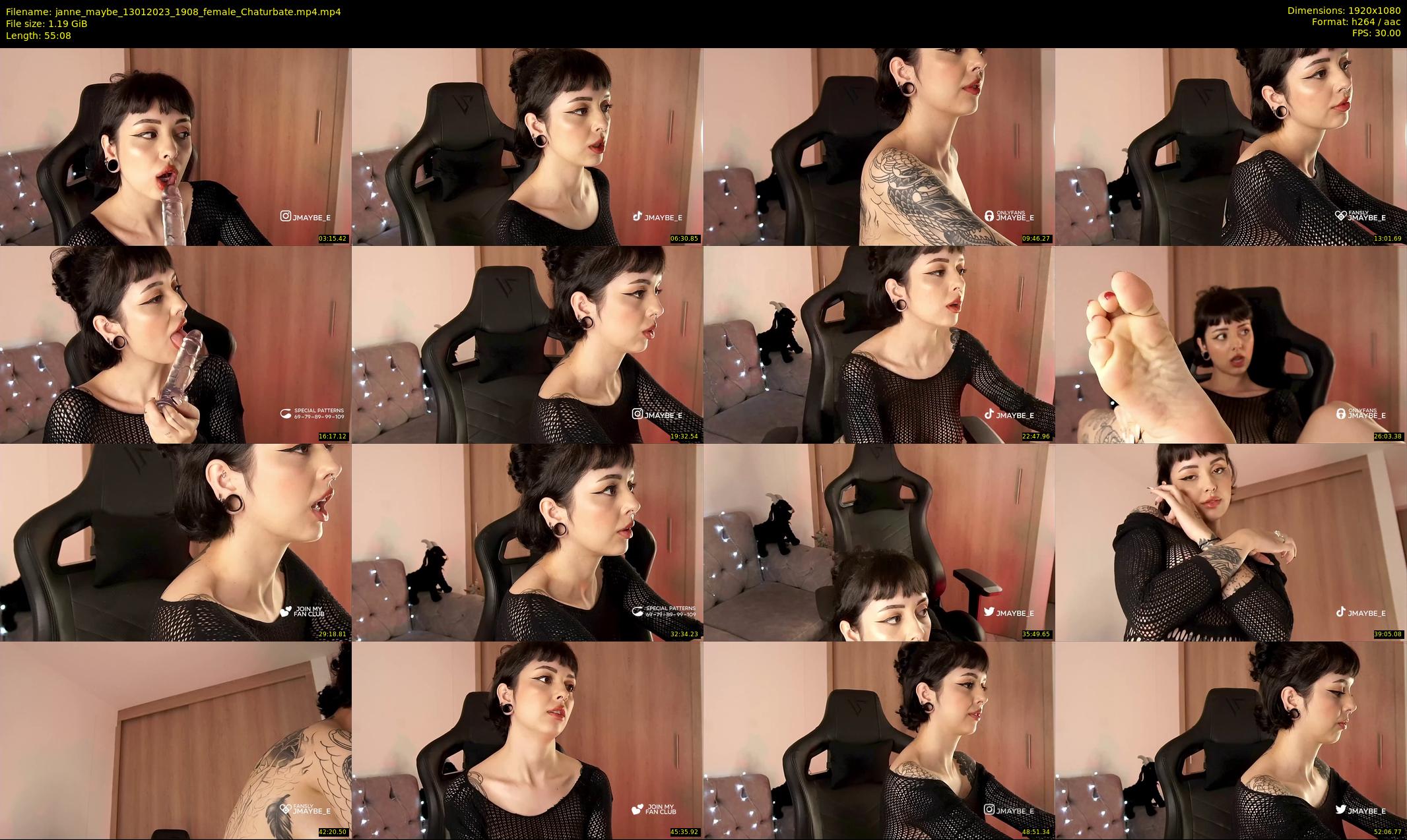 janne_maybe — 56 minute Chaturbate female cam show recording, 1080p, Jan 13, 2023