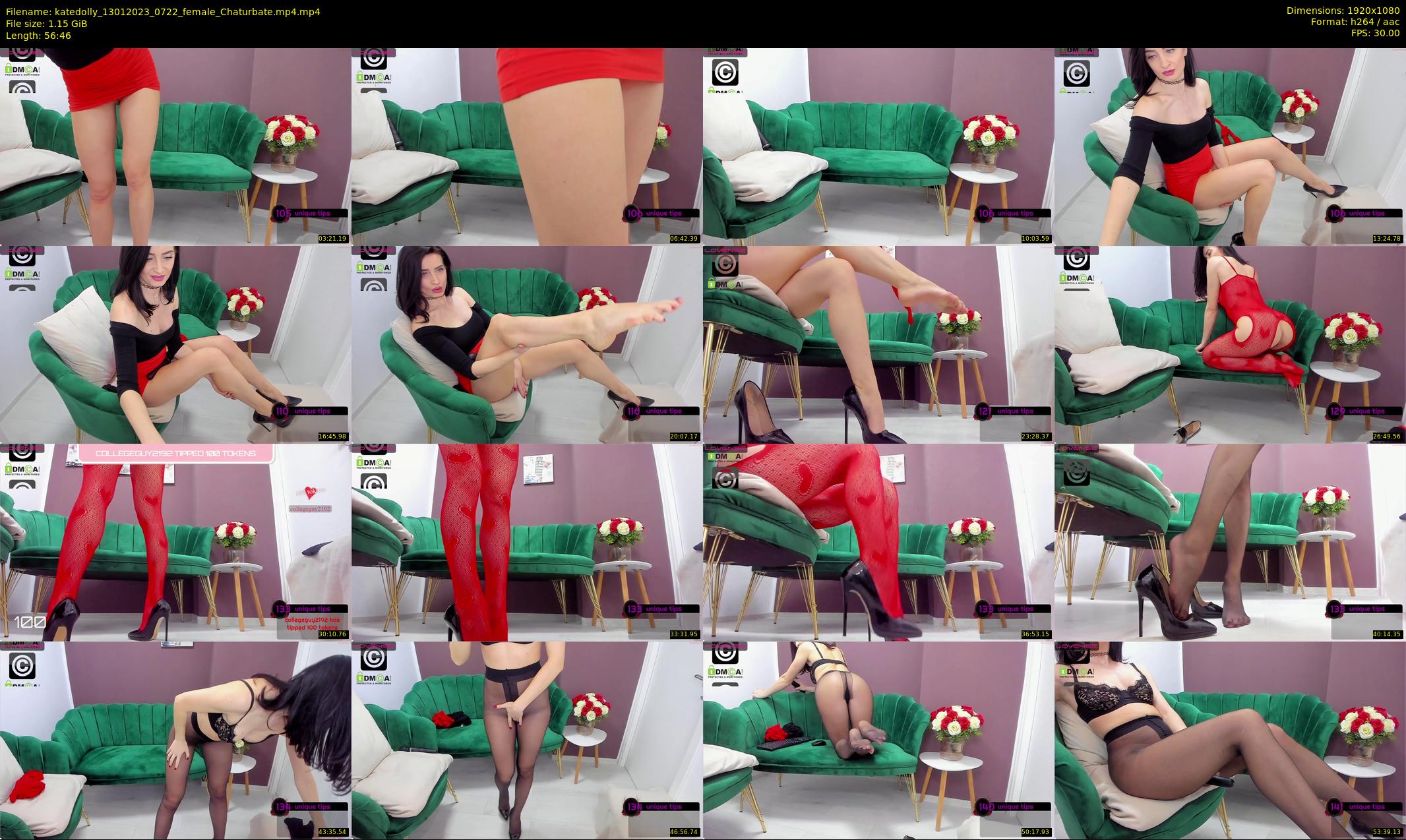 katedolly — 57 minute Chaturbate female cam show recording, 1080p, Jan 13, 2023