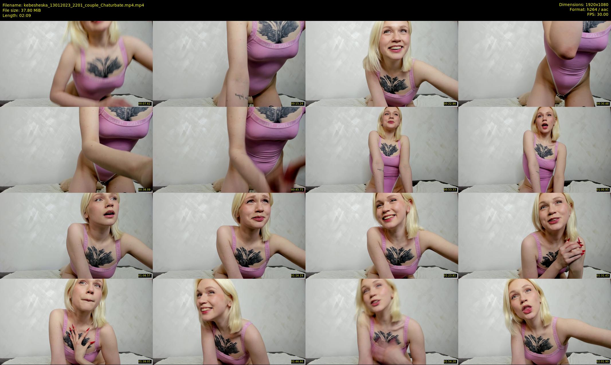 kebesheska — 3 minute Chaturbate couple cam show recording, 1080p, Jan 13, 2023