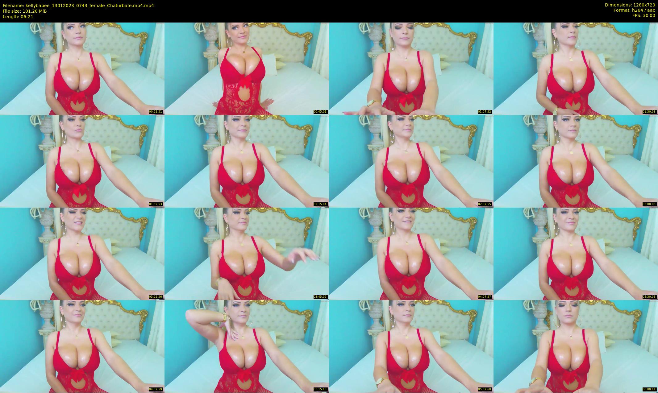 kellybabee — 7 minute Chaturbate female cam show recording, 720p, Jan 13, 2023