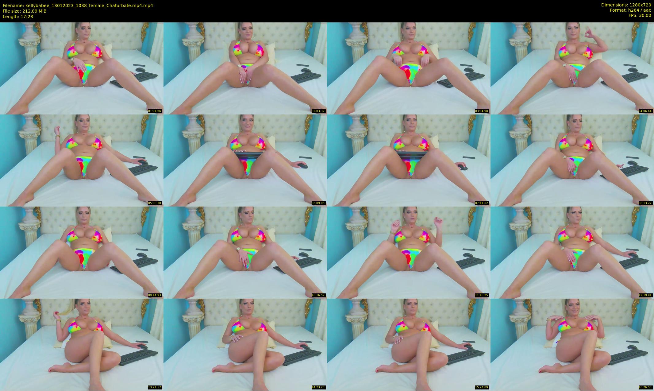 kellybabee — 18 minute Chaturbate female cam show recording, 720p, Jan 13, 2023