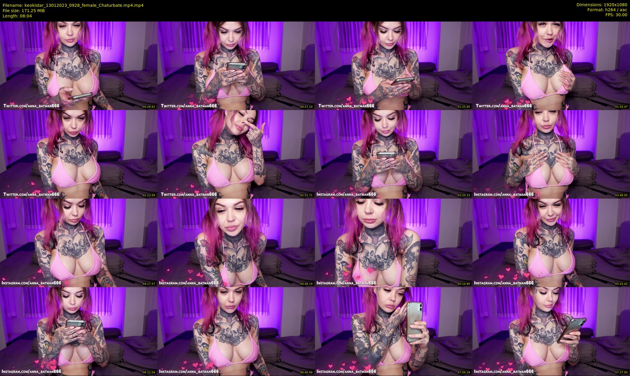 keokistar — 9 minute Chaturbate female cam show recording, 1080p, Jan 13, 2023