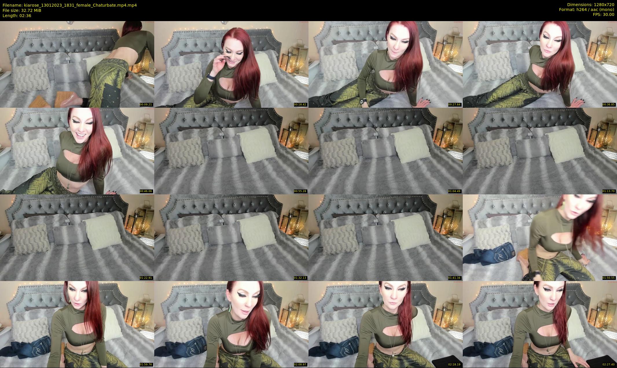 kiarose — 3 minute Chaturbate female cam show recording, 720p, Jan 13, 2023