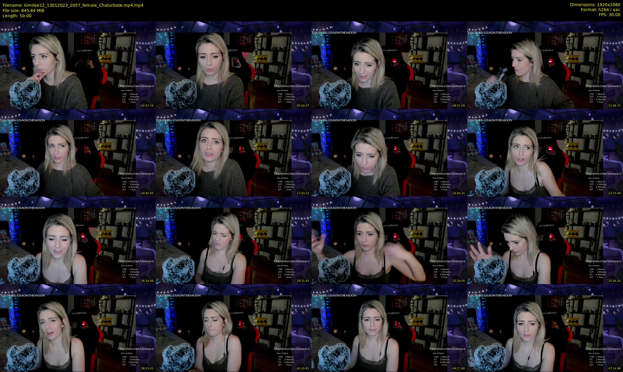 kimilee22 — 50 minute Chaturbate female cam show recording, 1080p, Jan 13, 2023