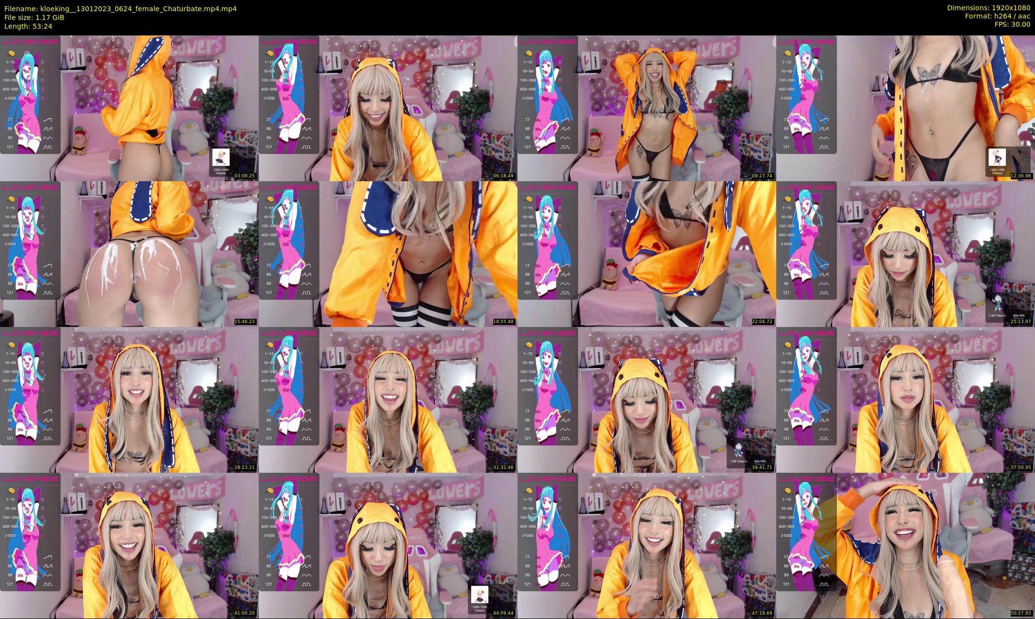 kloeking_ — 54 minute Chaturbate female cam show recording, 1080p, Jan 13, 2023
