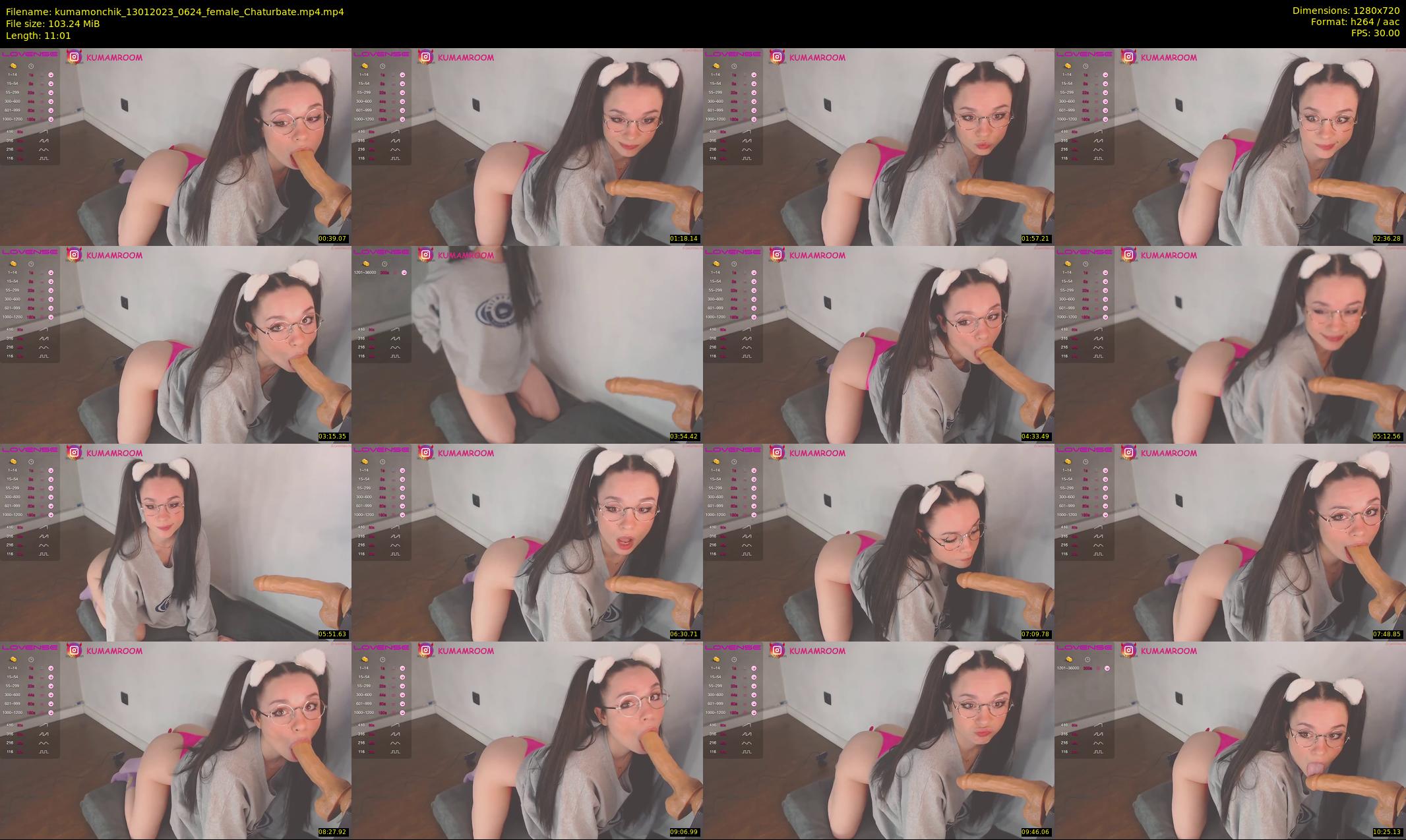 kumamonchik — 12 minute Chaturbate couple cam show recording, 720p, Jan 13, 2023