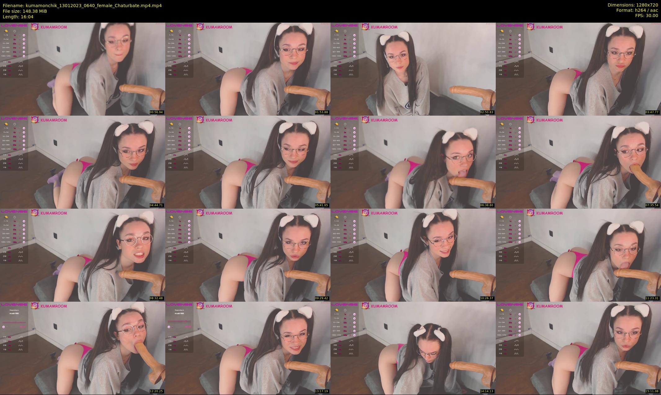 kumamonchik — 17 minute Chaturbate couple cam show recording, 720p, Jan 13, 2023