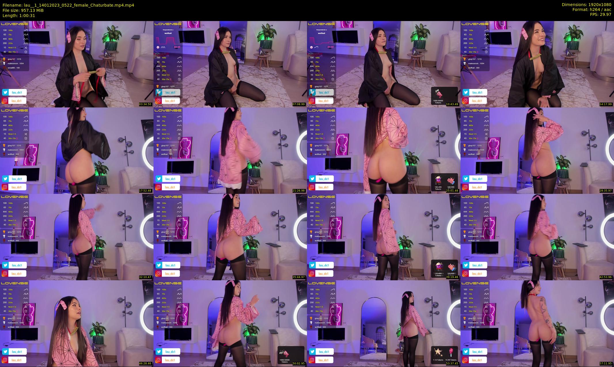 lau__1 — 61 minute Chaturbate female cam show recording, 1080p, Jan 14, 2023