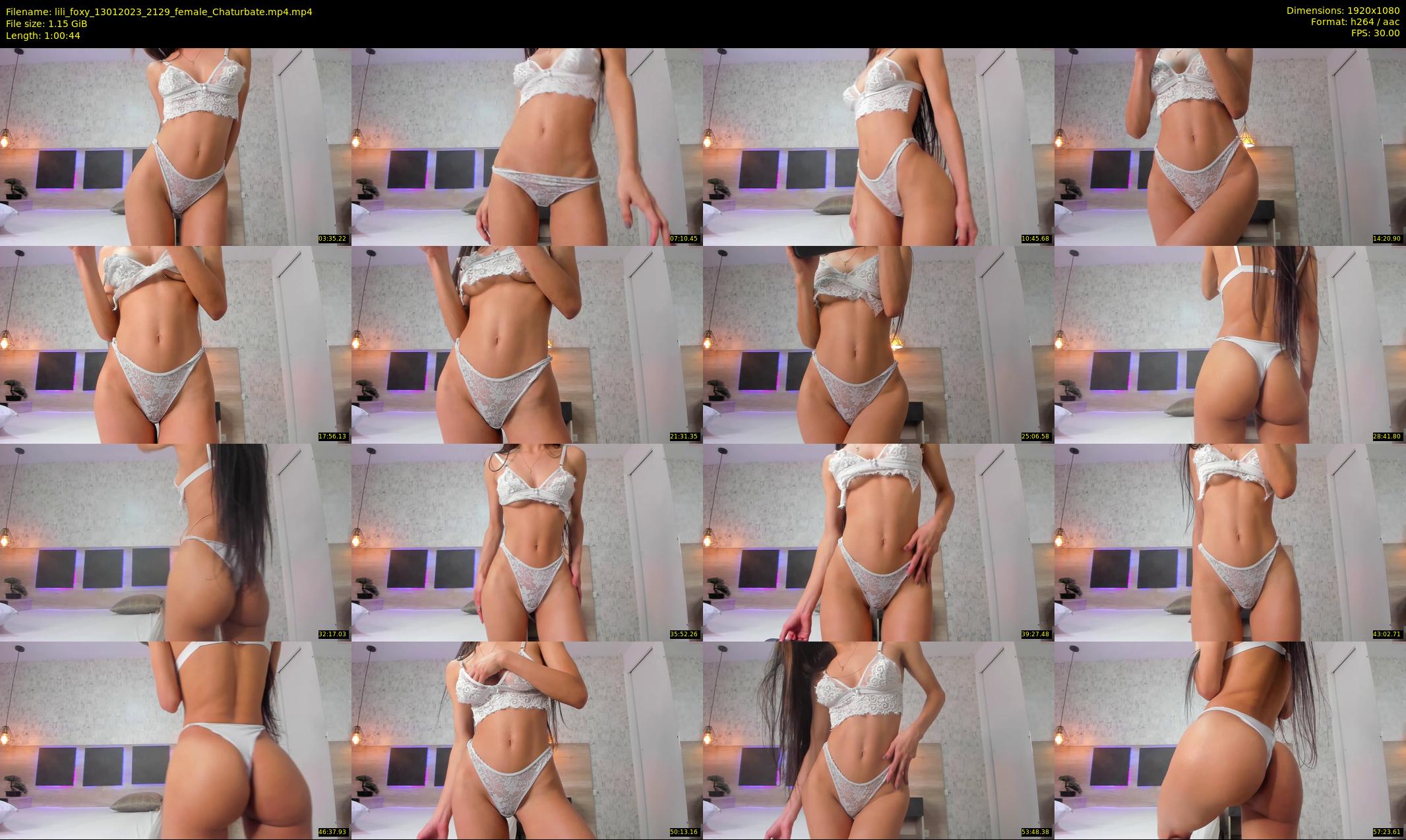 lili_foxy — 61 minute Chaturbate female cam show recording, 1080p, Jan 13, 2023