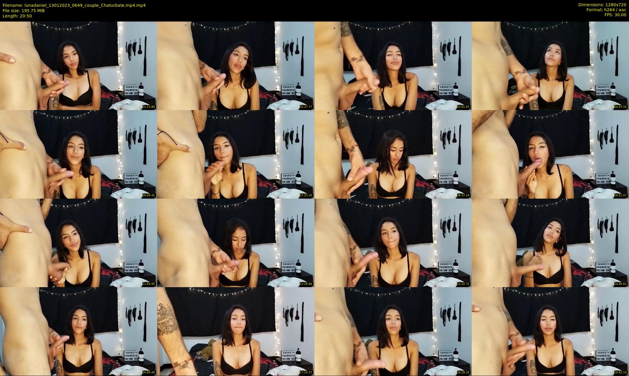 lunadaniel — 21 minute Chaturbate couple cam show recording, 720p, Jan 13, 2023